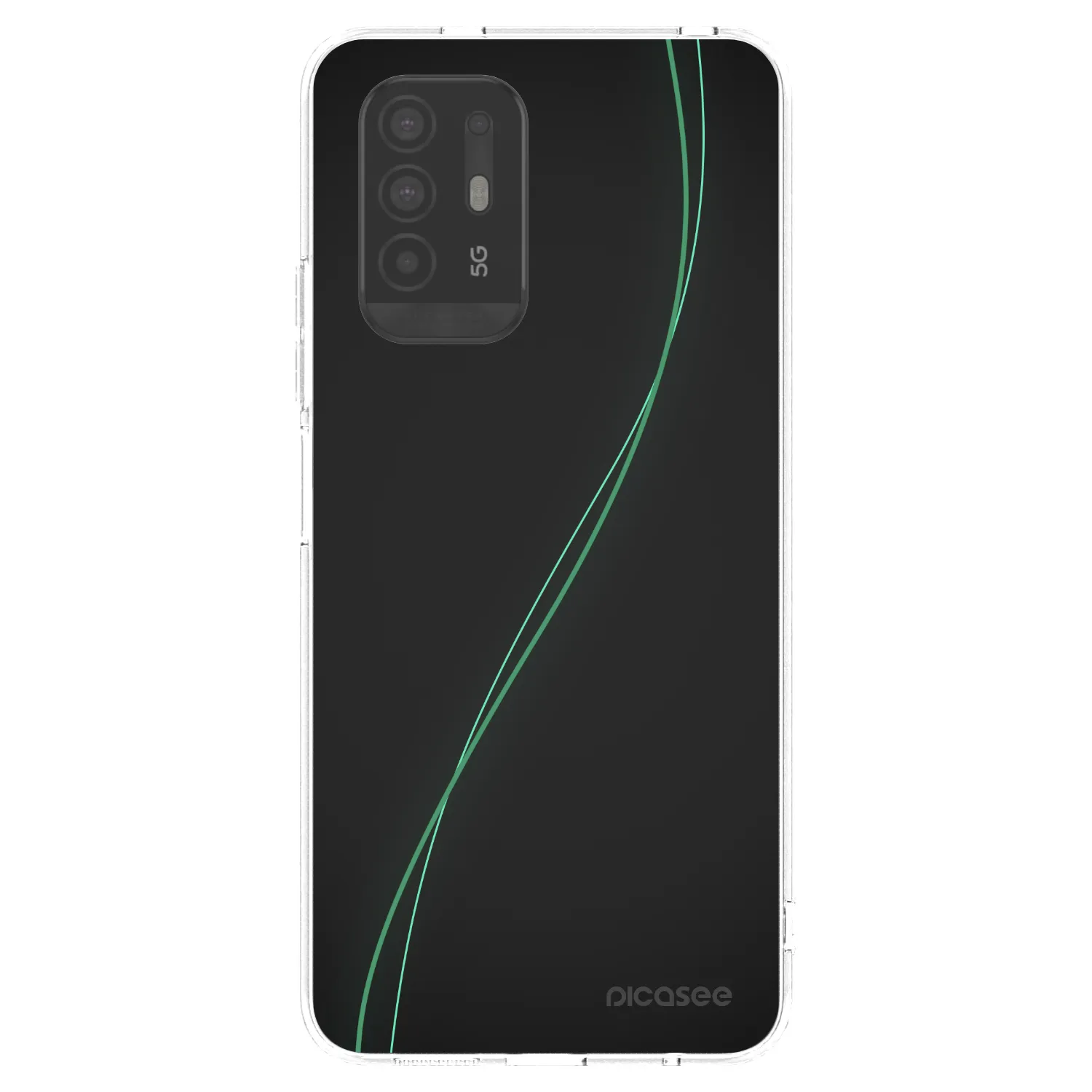 Picasee silikonowe przeźroczyste etui na OPPO A94 5G - Be Different