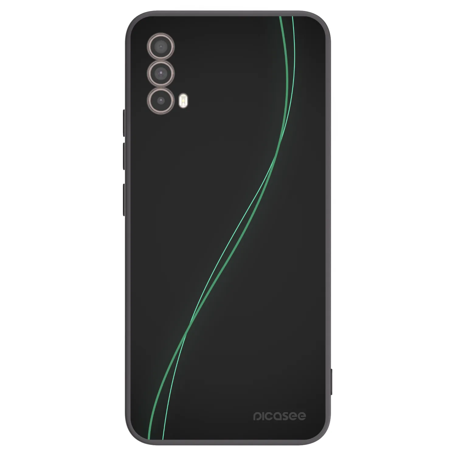 Picasee silikonowe czarne etui na Motorola Moto E40 - Be Different