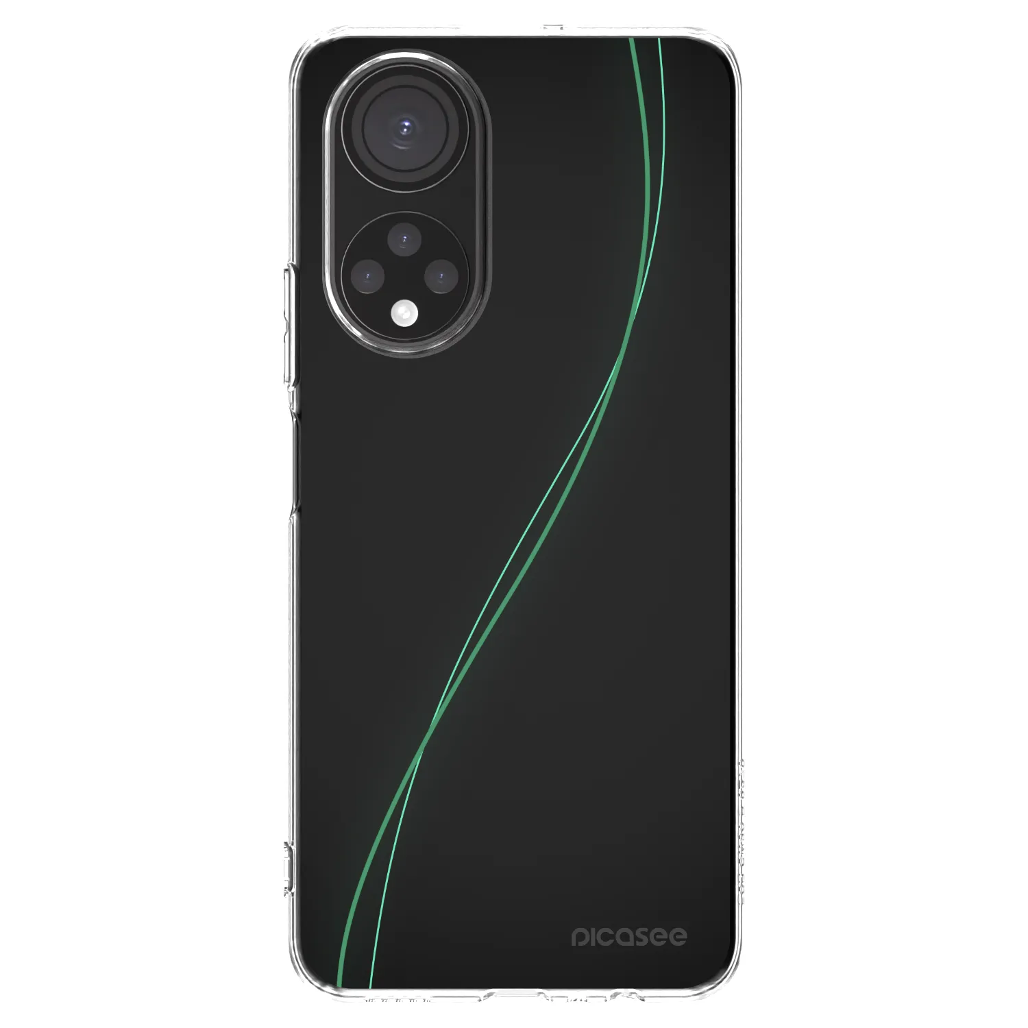Picasee silikonowe przeźroczyste etui na Honor X7 - Be Different
