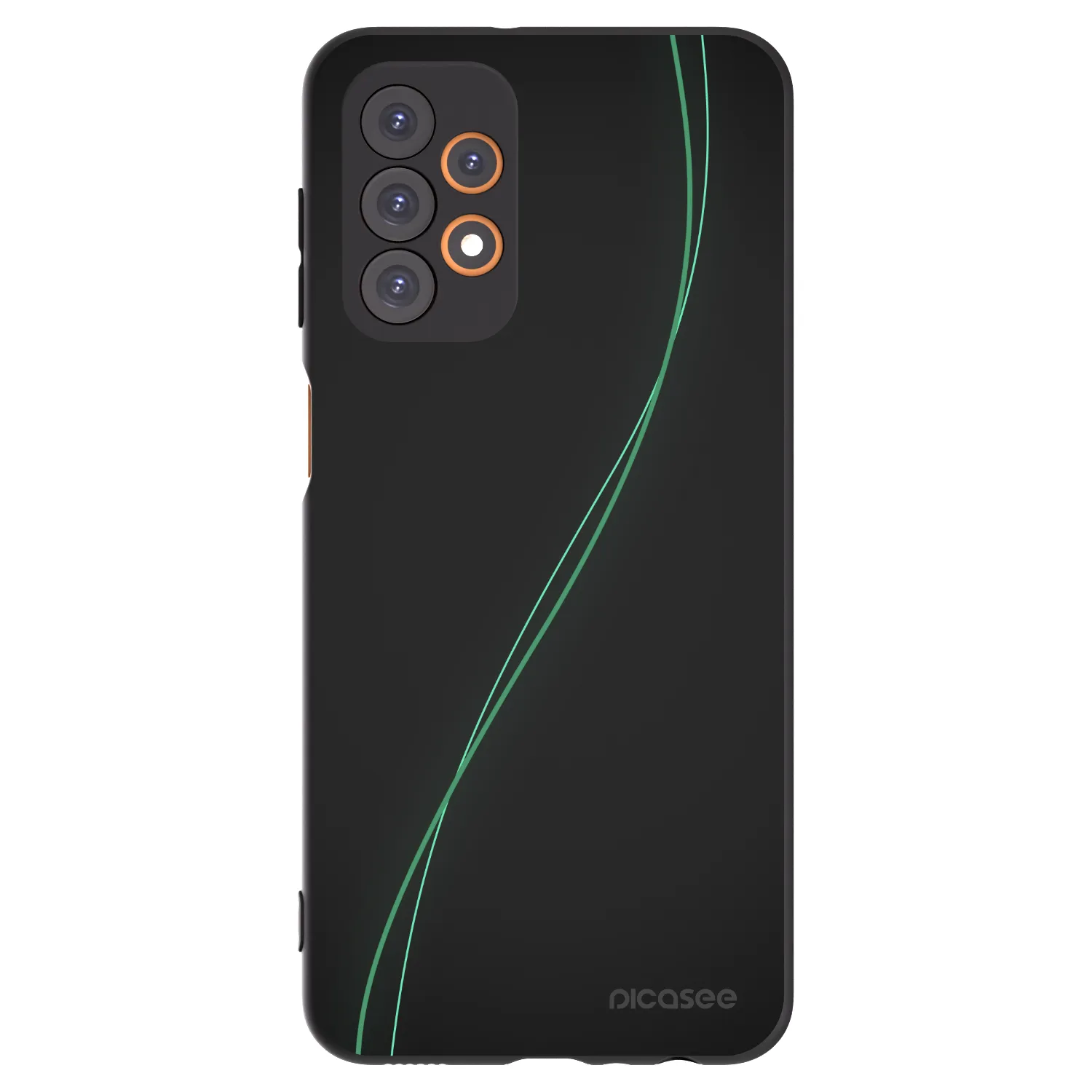Picasee silikonowe czarne etui na Samsung Galaxy A23 A236B 5G - Be Different
