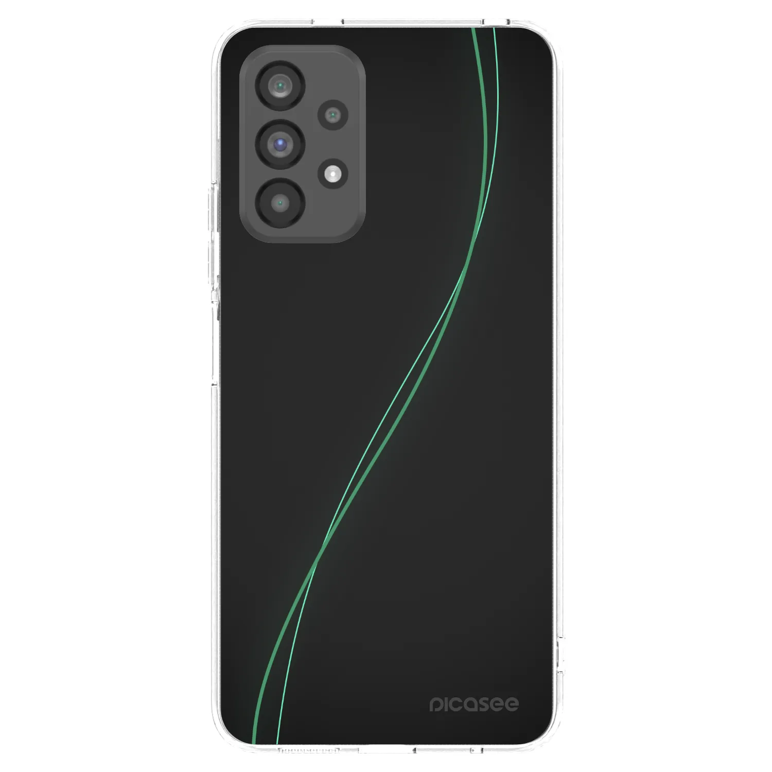 Picasee silikonowe przeźroczyste etui na Samsung Galaxy A73 5G - Be Different