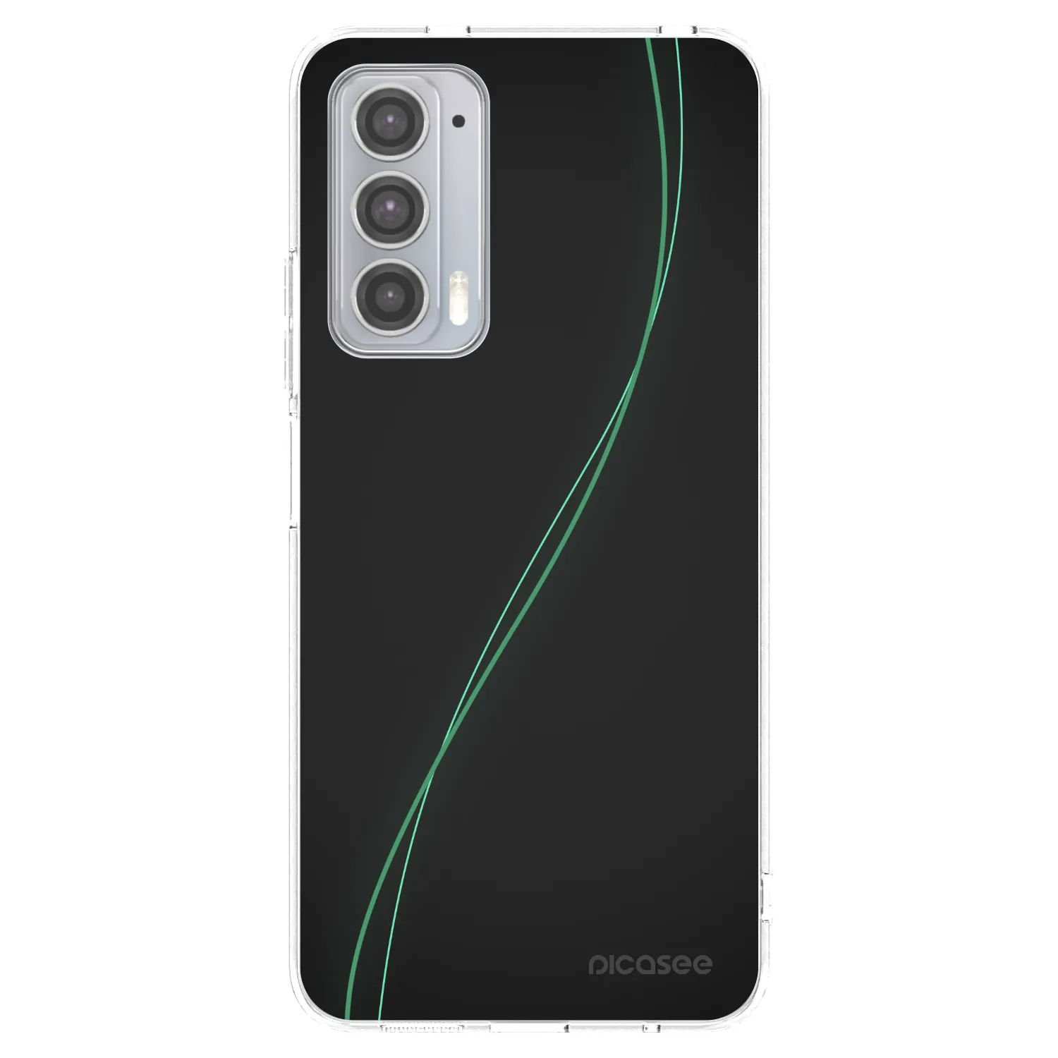 Picasee silikonowe przeźroczyste etui na Motorola Edge 20 - Be Different