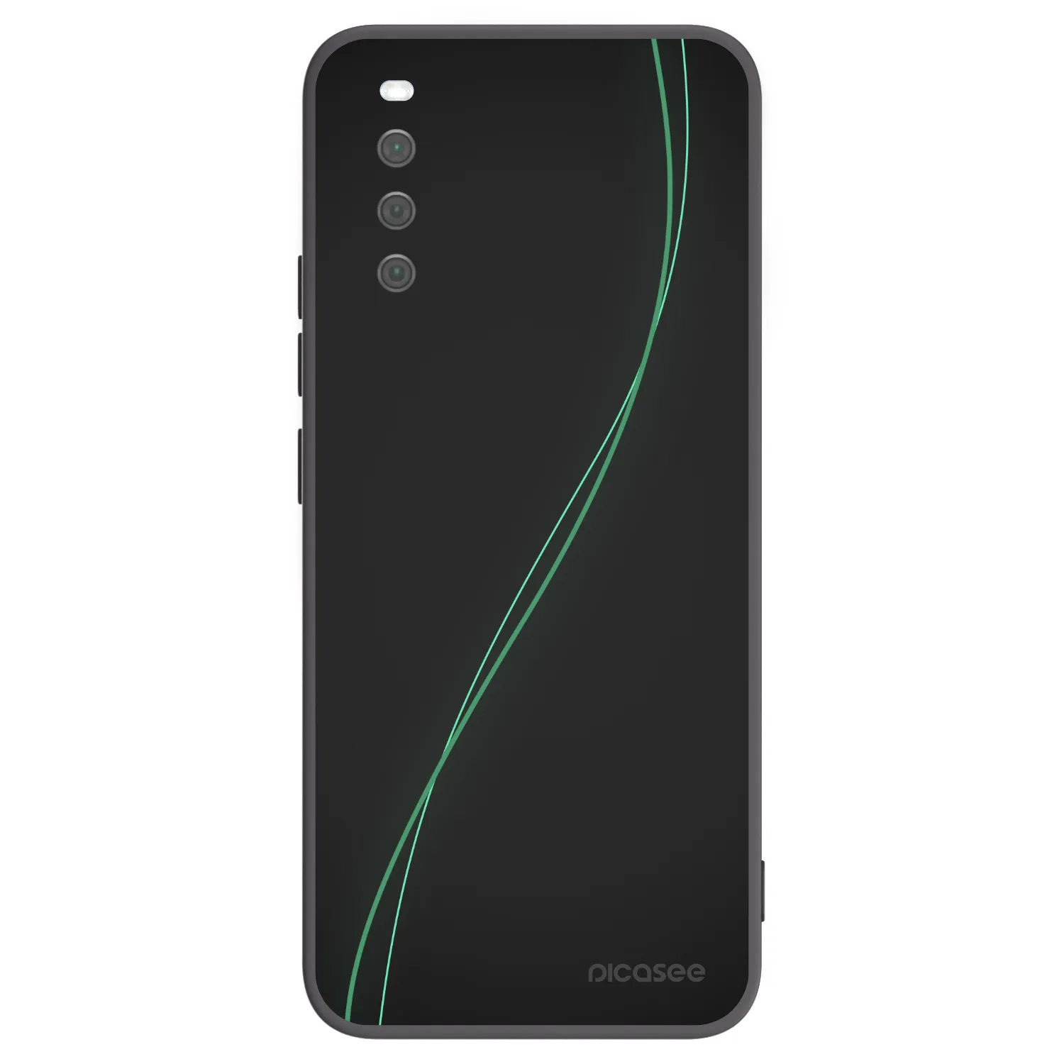 Picasee silikonowe czarne etui na Sony Xperia 10 III - Be Different