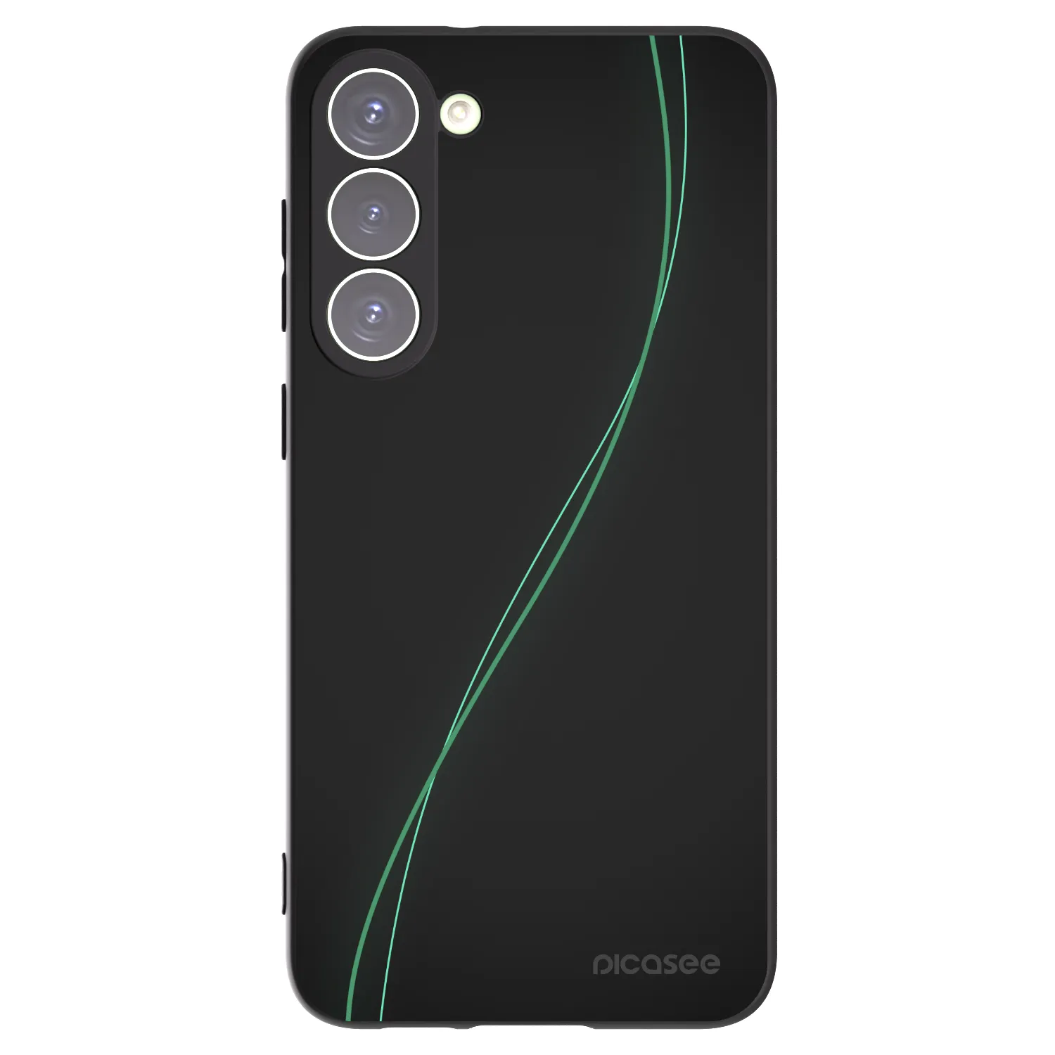 Picasee silikonowe czarne etui na Samsung Galaxy S23+ 5G - Be Different