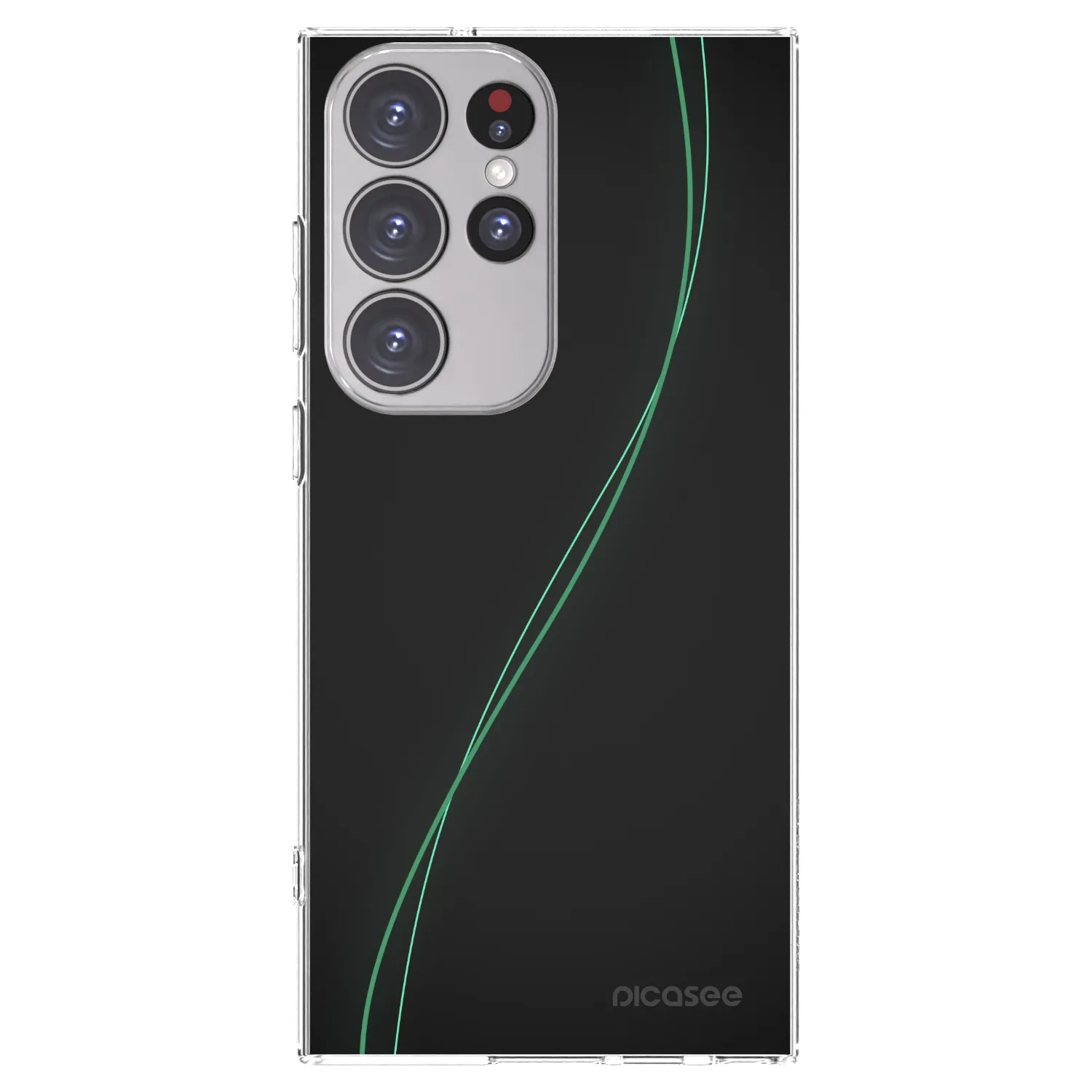 Picasee silikonowe przeźroczyste etui na Samsung Galaxy S23 Ultra 5G - Be Different