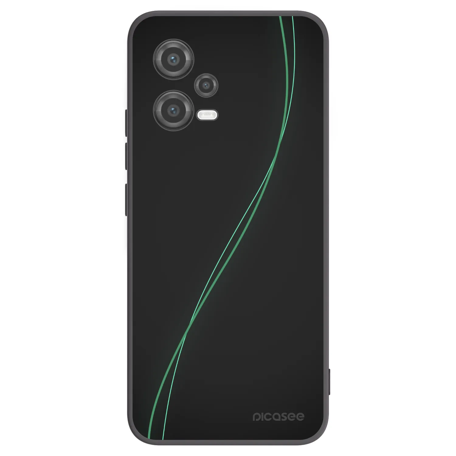 Picasee silikonowe czarne etui na Xiaomi Poco X5 - Be Different