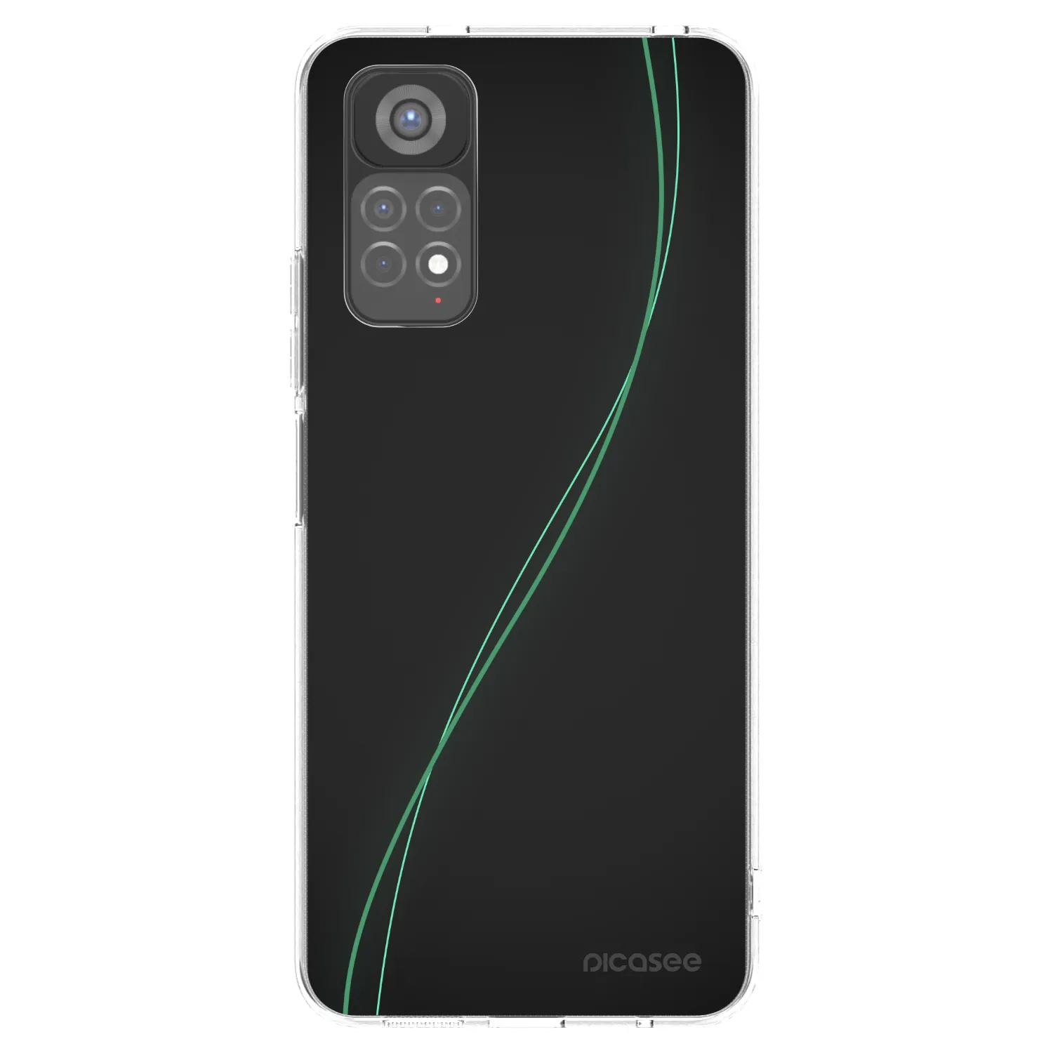 Picasee silikonowe przeźroczyste etui na Xiaomi Redmi Note 11S 5G - Be Different