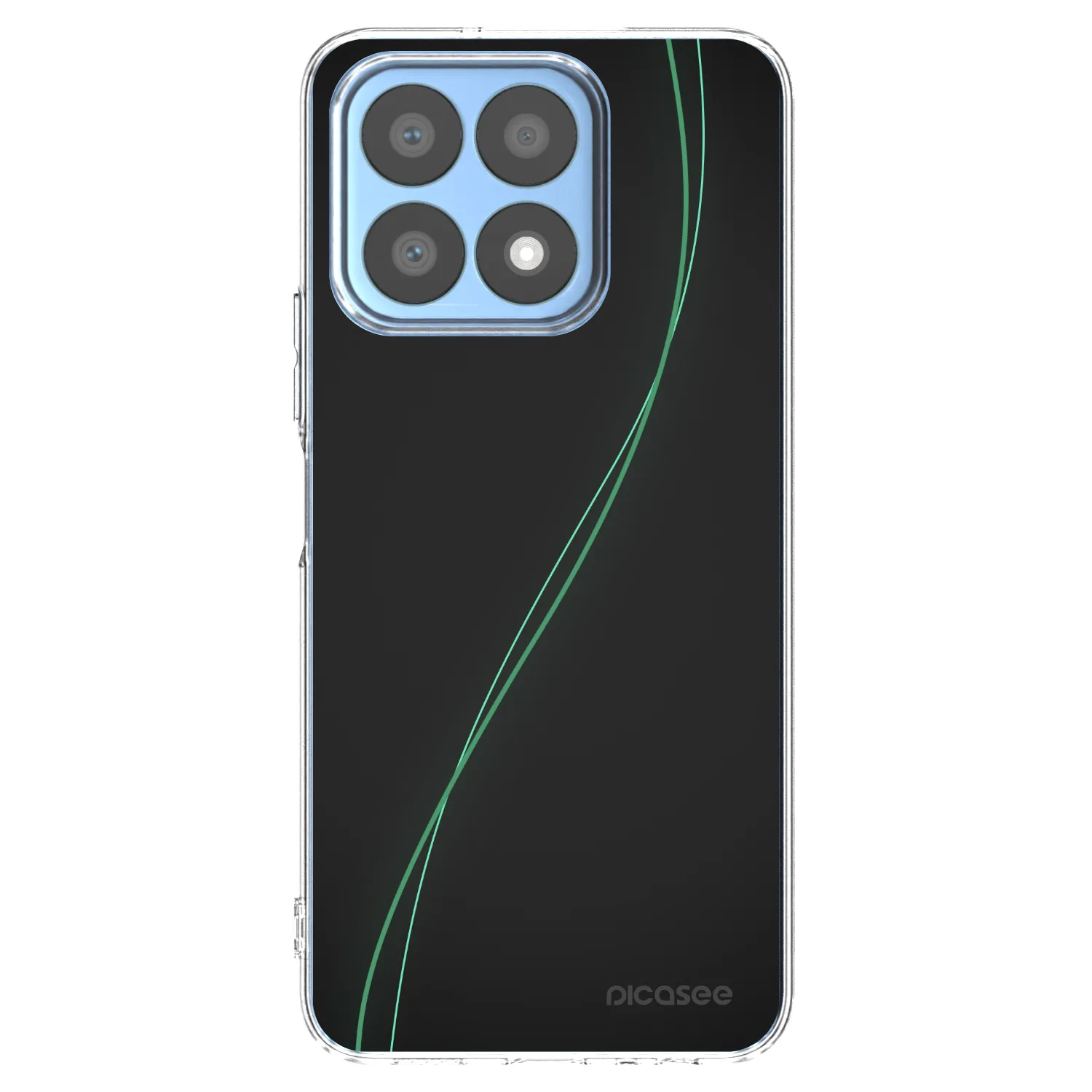 Picasee silikonowe przeźroczyste etui na Honor X8a - Be Different