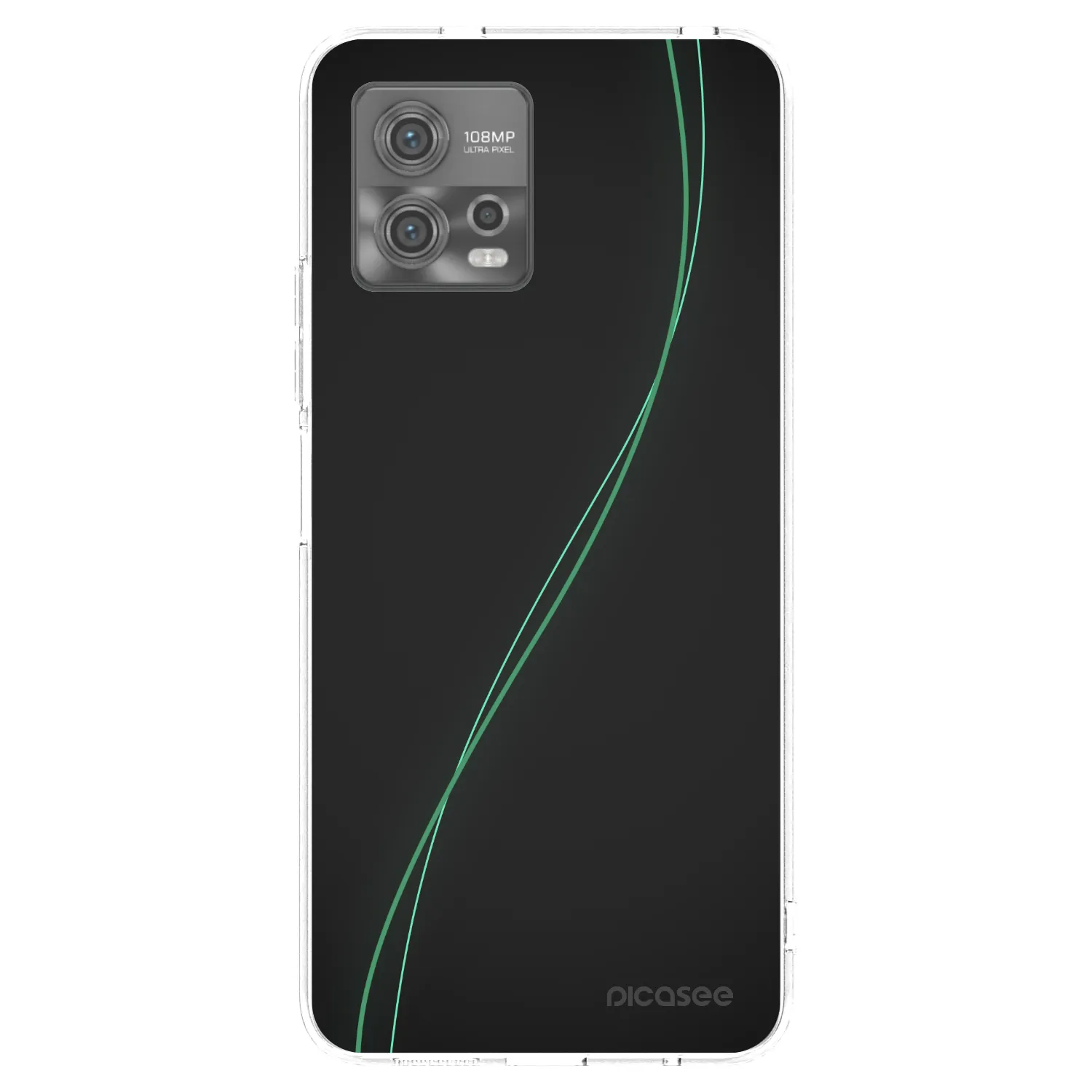 Picasee silikonowe przeźroczyste etui na Motorola Moto G72 - Be Different