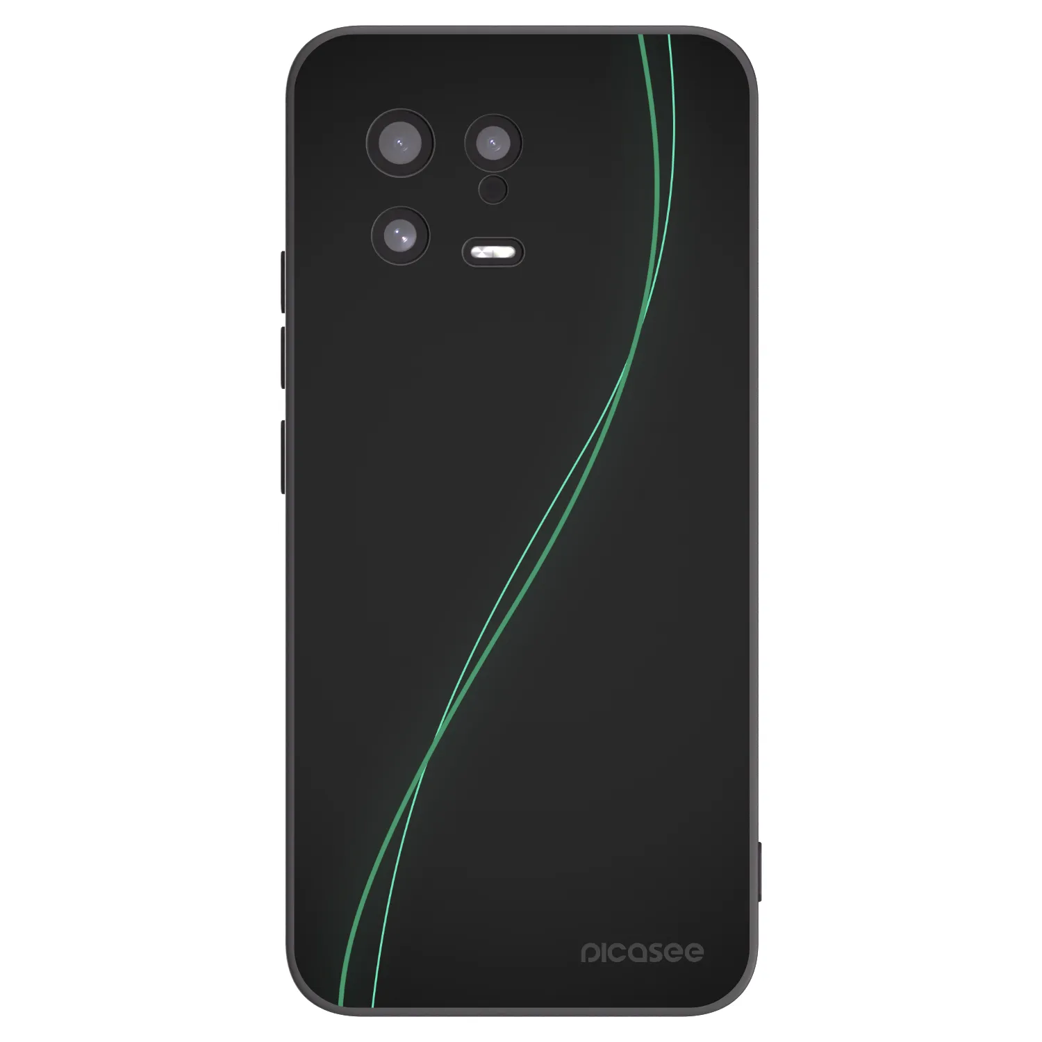 Picasee silikonowe czarne etui na Xiaomi 13 - Be Different