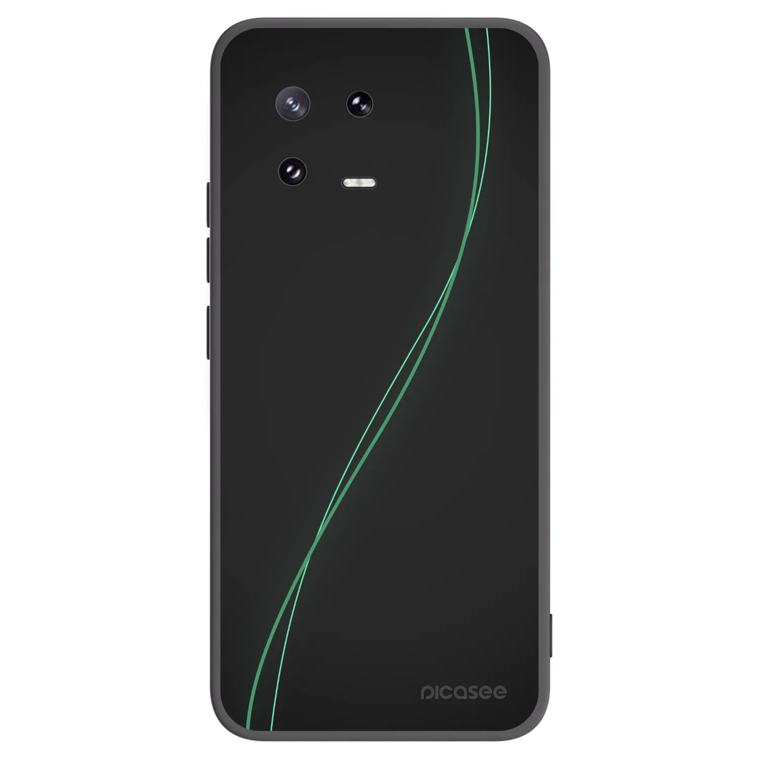 Picasee silikonowe czarne etui na Xiaomi 13 Pro - Be Different