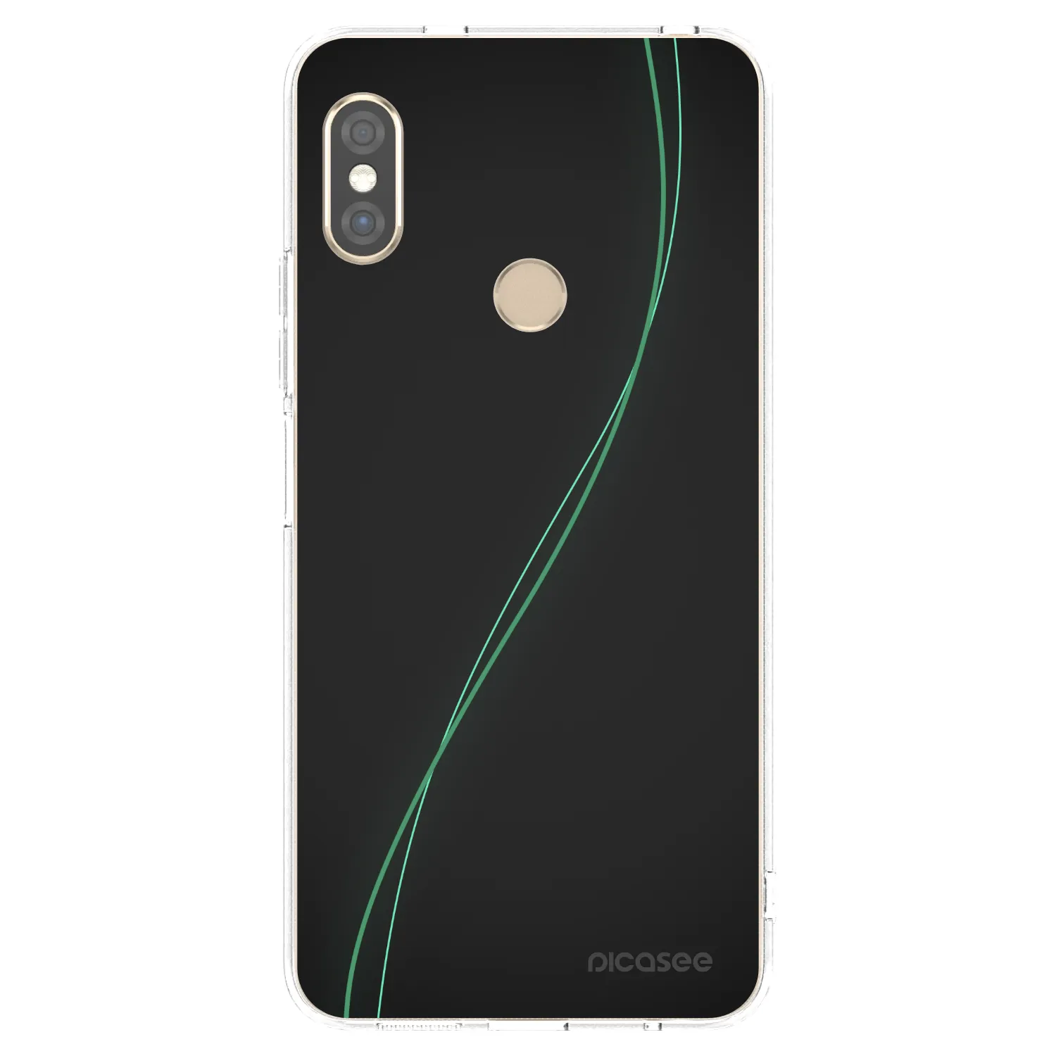 Picasee silikonowe przeźroczyste etui na Xiaomi Redmi Note 5 Global - Be Different