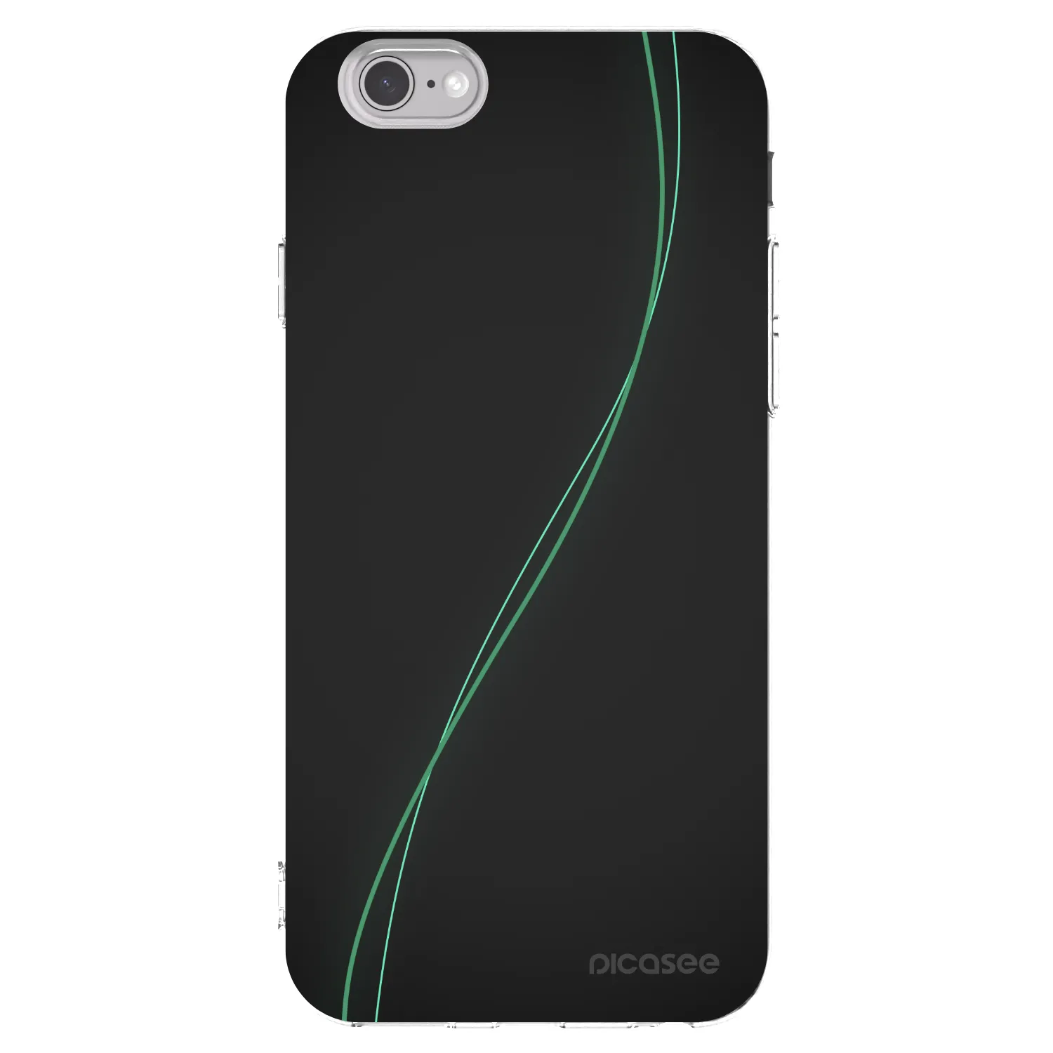 Picasee silikonowe przeźroczyste etui na Apple iPhone 6/6S - Be Different