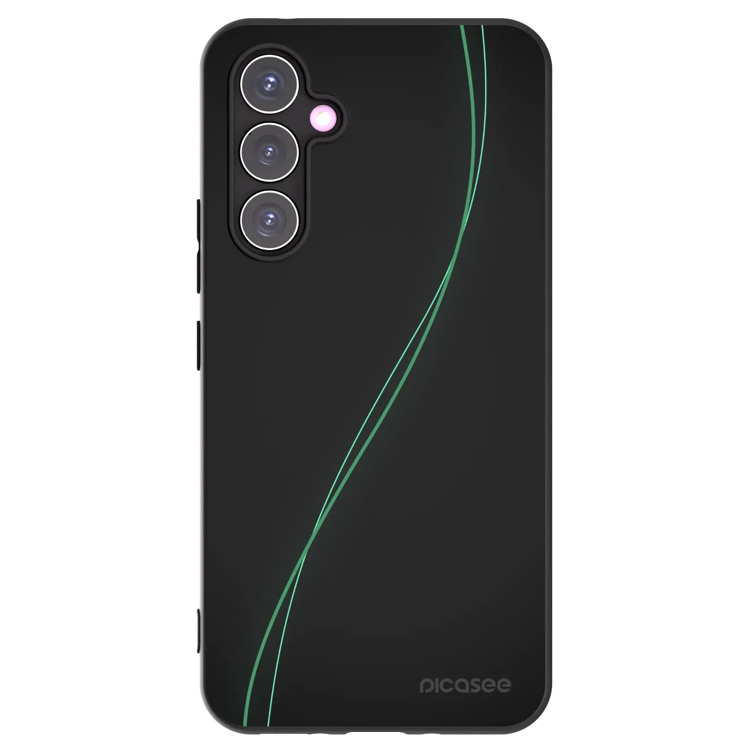 Picasee silikonowe czarne etui na Samsung Galaxy A54 5G A546B - Be Different