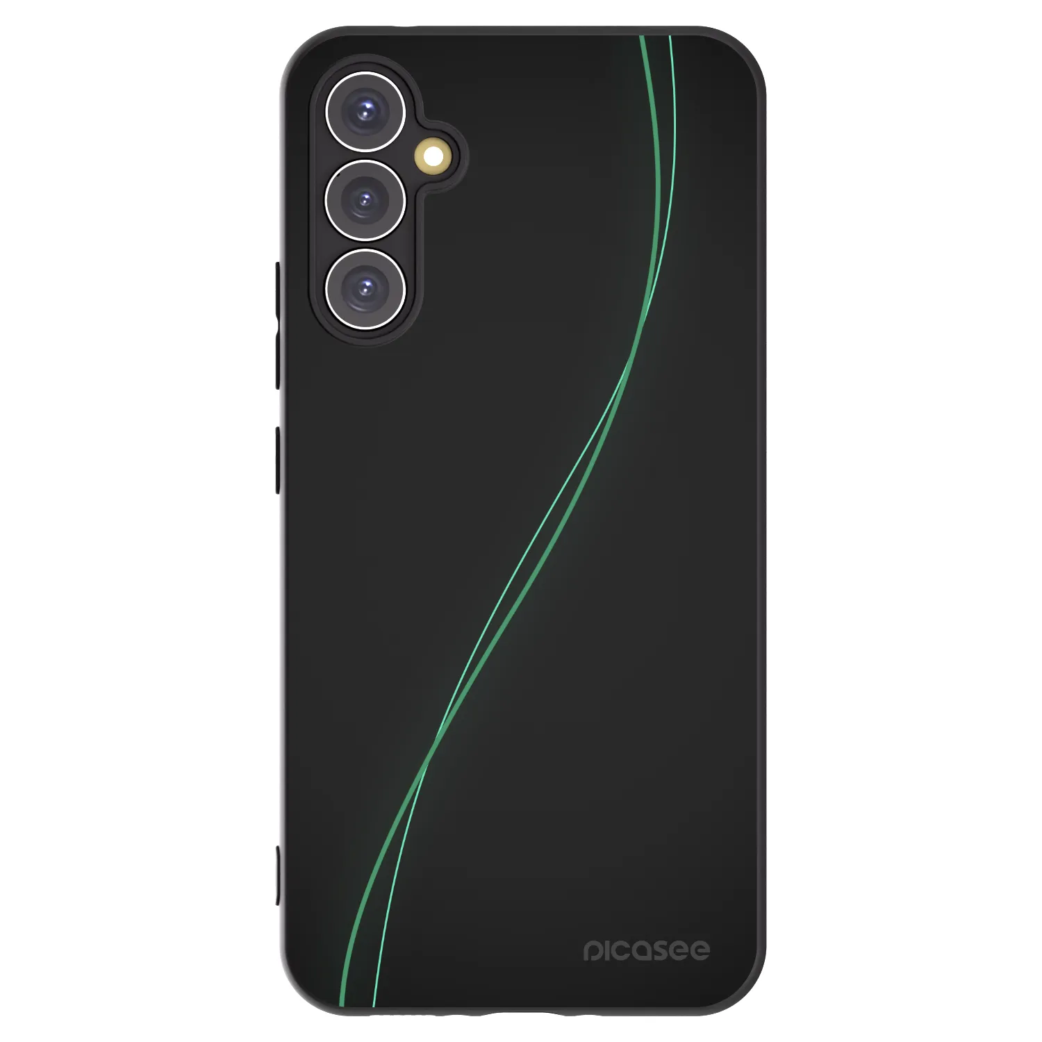 Picasee silikonowe czarne etui na Samsung Galaxy A34 5G A346B - Be Different