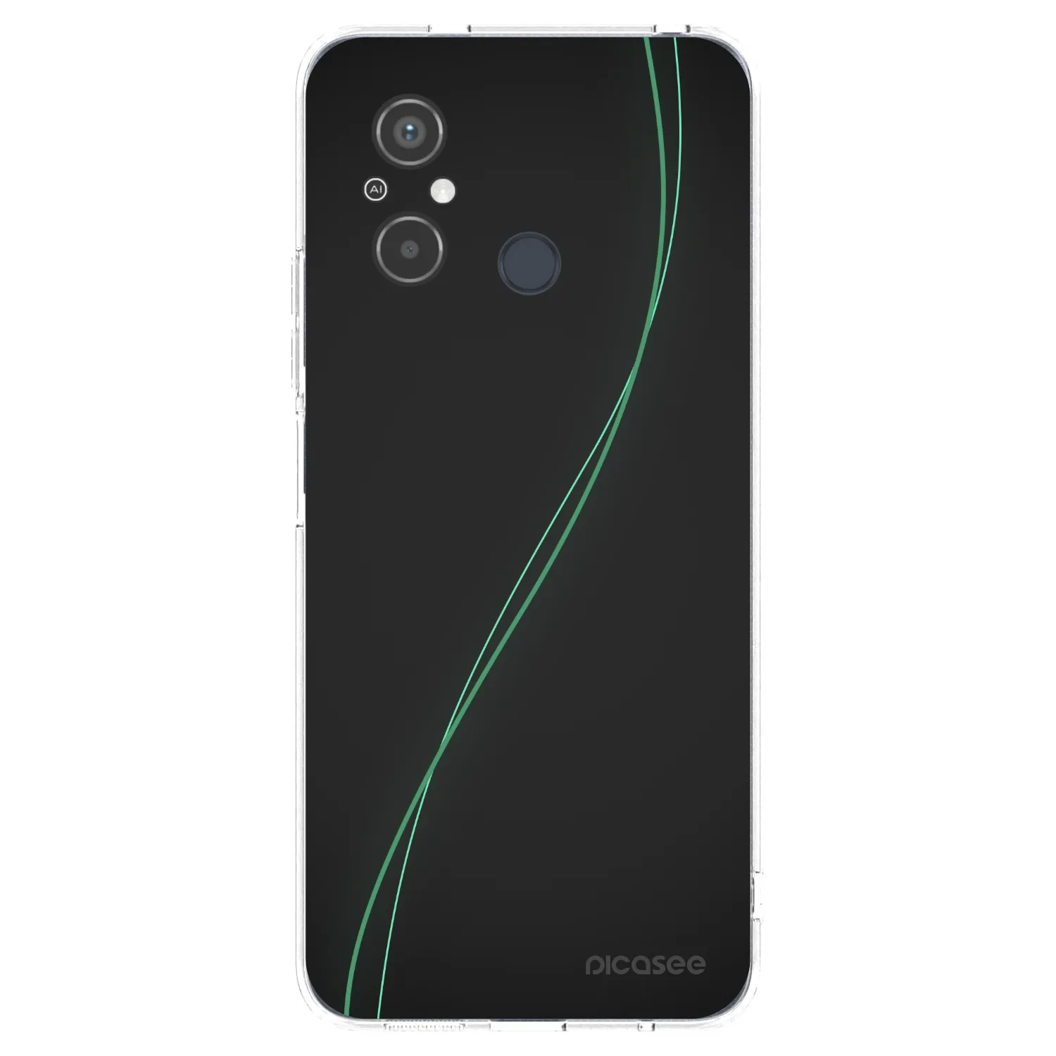 Picasee silikonowe przeźroczyste etui na Xiaomi Redmi 12C - Be Different