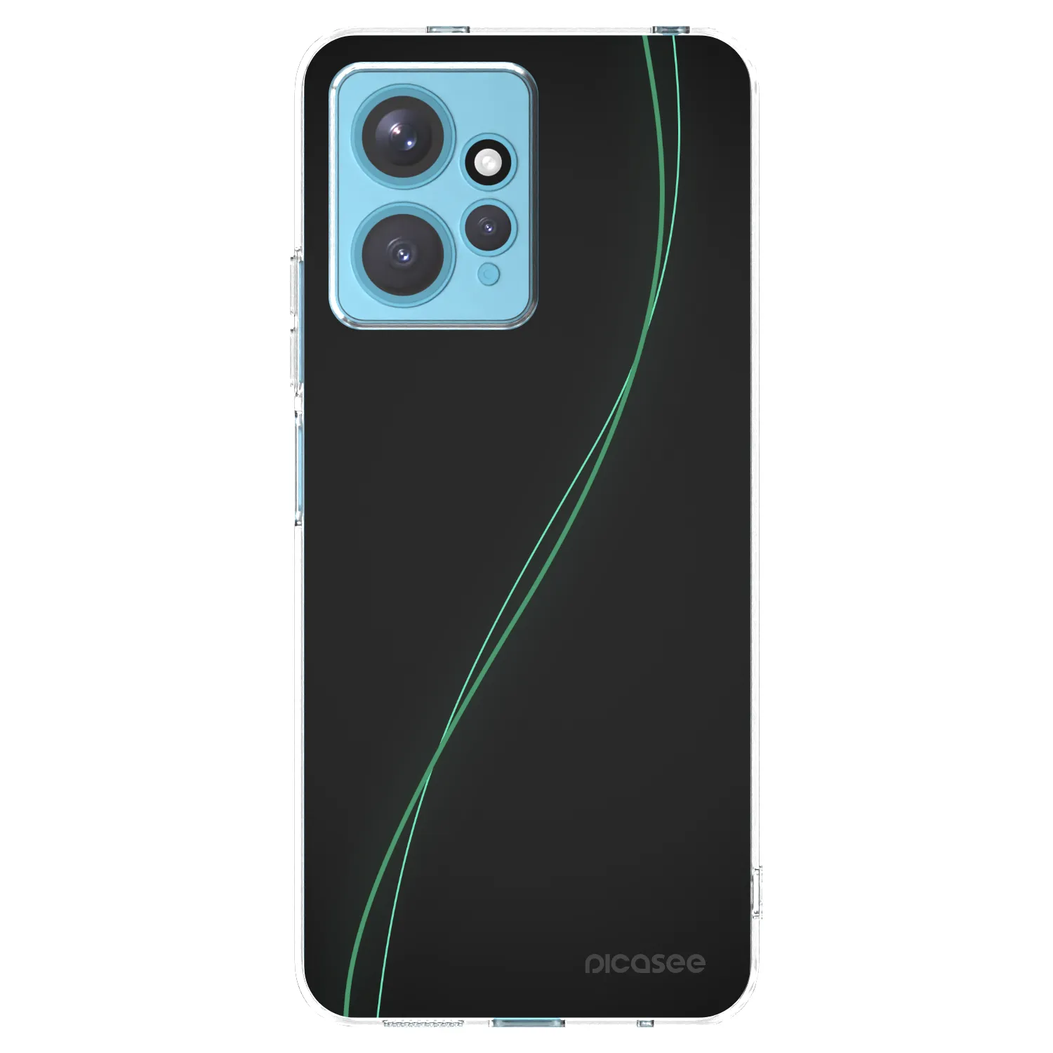 Picasee silikonowe przeźroczyste etui na Xiaomi Redmi Note 12 4G - Be Different