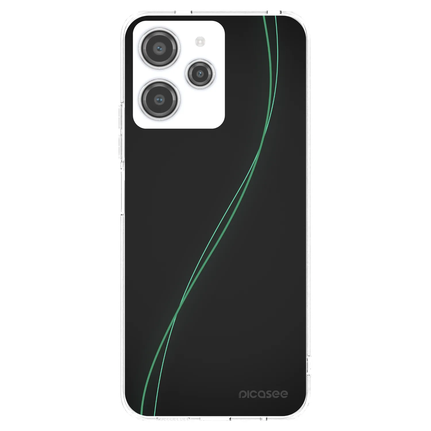 Picasee silikonowe przeźroczyste etui na Xiaomi Redmi 12 4G - Be Different