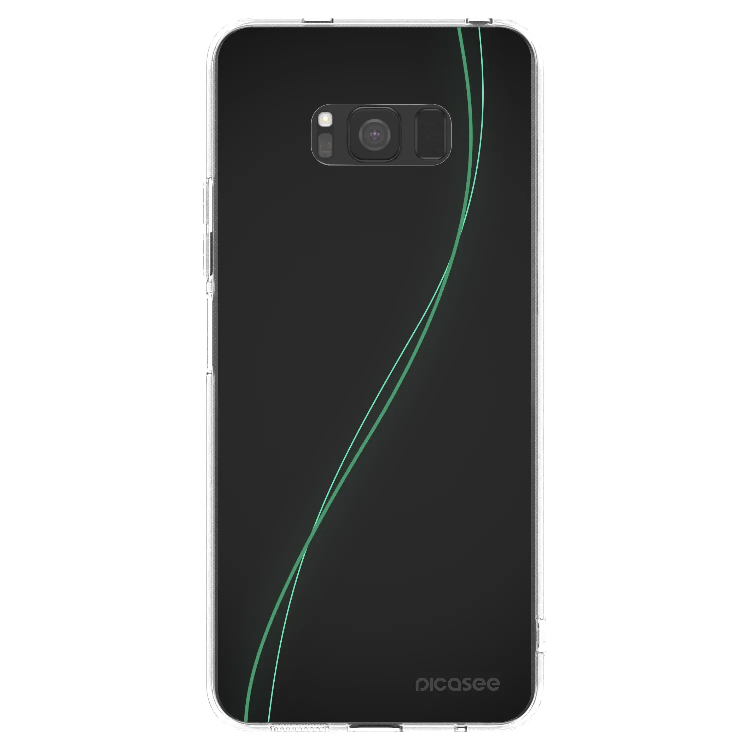 Picasee silikonowe przeźroczyste etui na Samsung Galaxy S8 G950F - Be Different