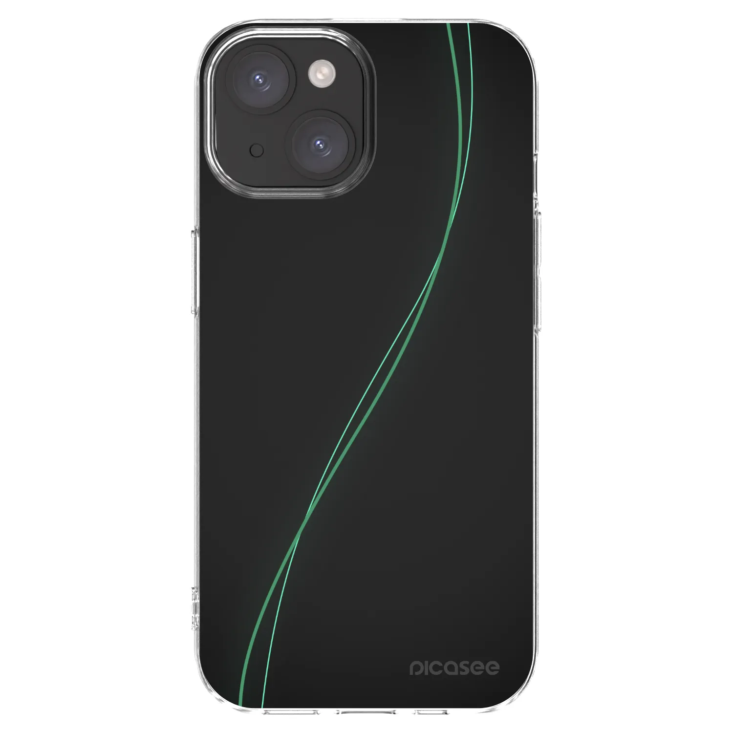 Picasee silikonowe przeźroczyste etui na Apple iPhone 15 - Be Different