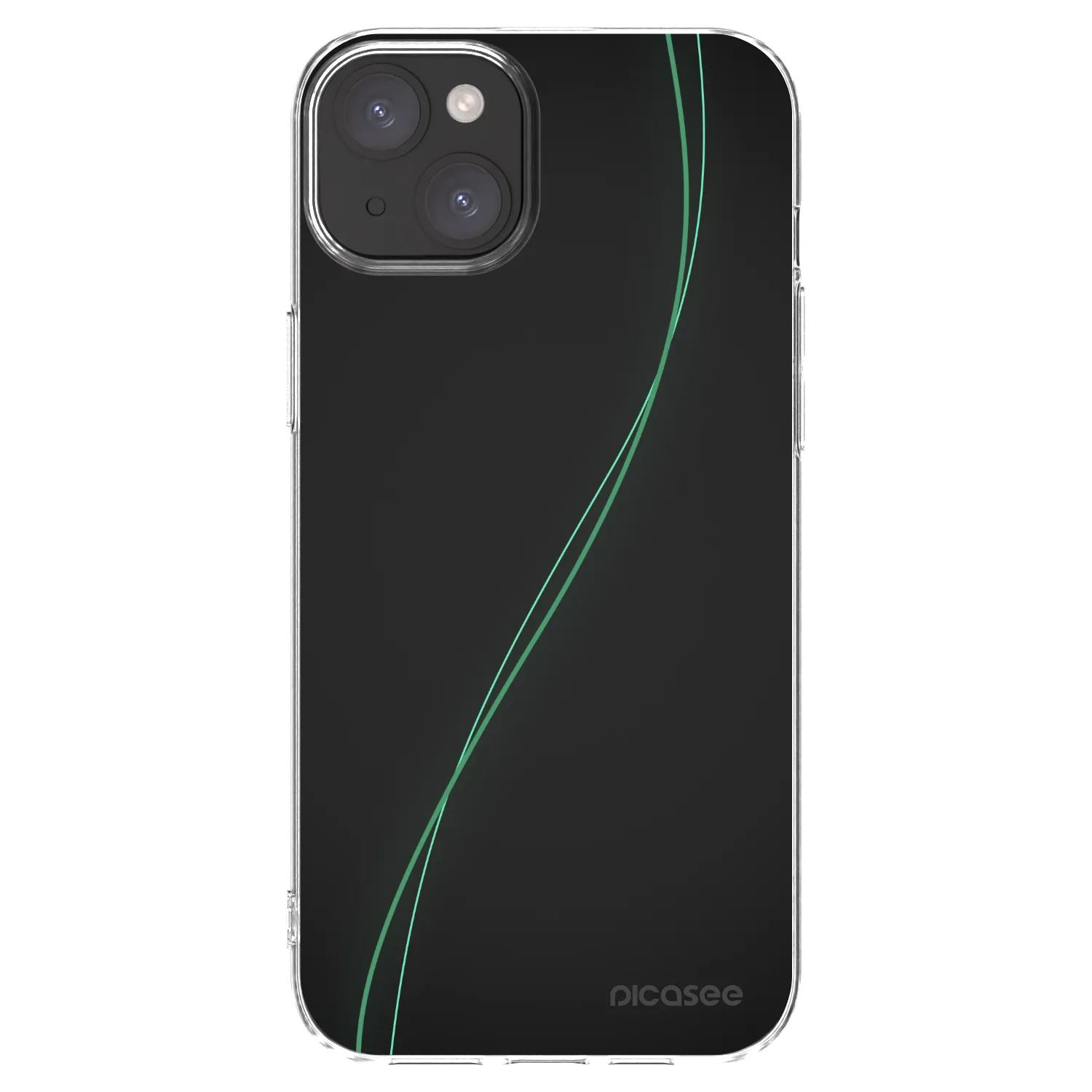 Picasee silikonowe przeźroczyste etui na Apple iPhone 15 Plus - Be Different