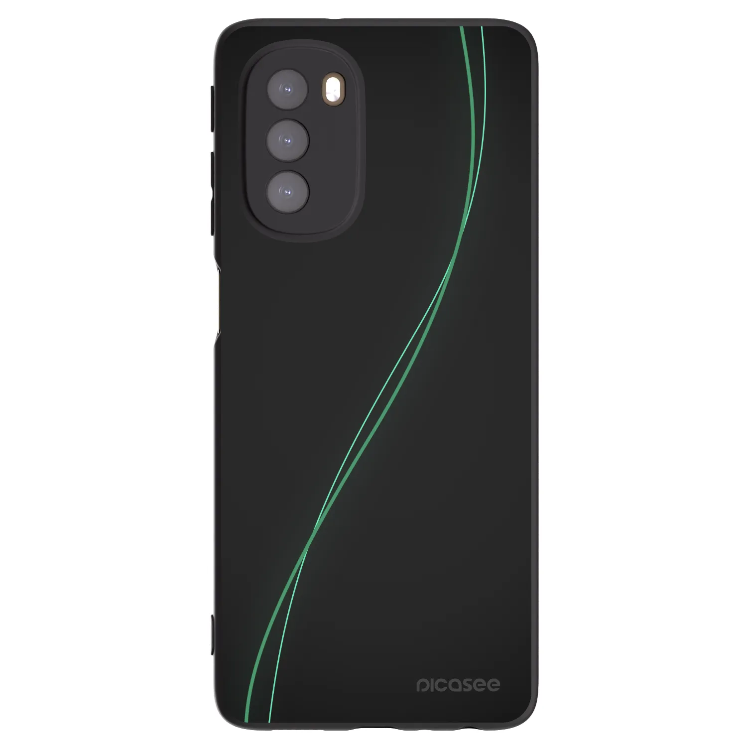 Picasee silikonowe czarne etui na Motorola Moto G51 - Be Different