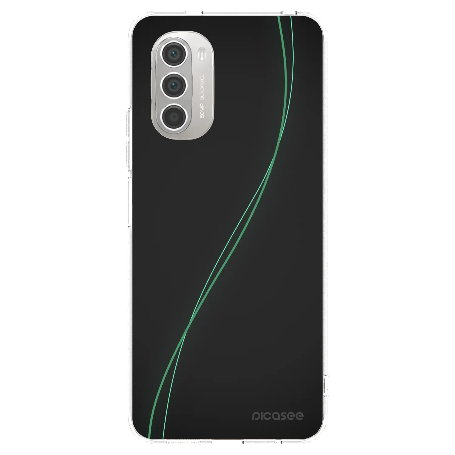 Picasee silikonowe przeźroczyste etui na Motorola Moto G51 - Be Different