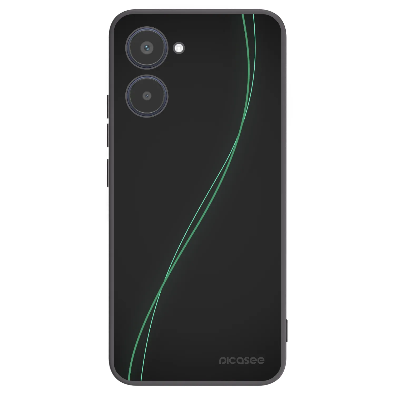Picasee silikonowe czarne etui na Realme 10 4G - Be Different