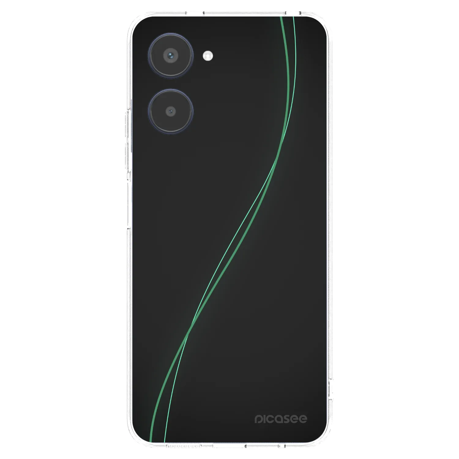 Picasee silikonowe przeźroczyste etui na Realme 10 4G - Be Different