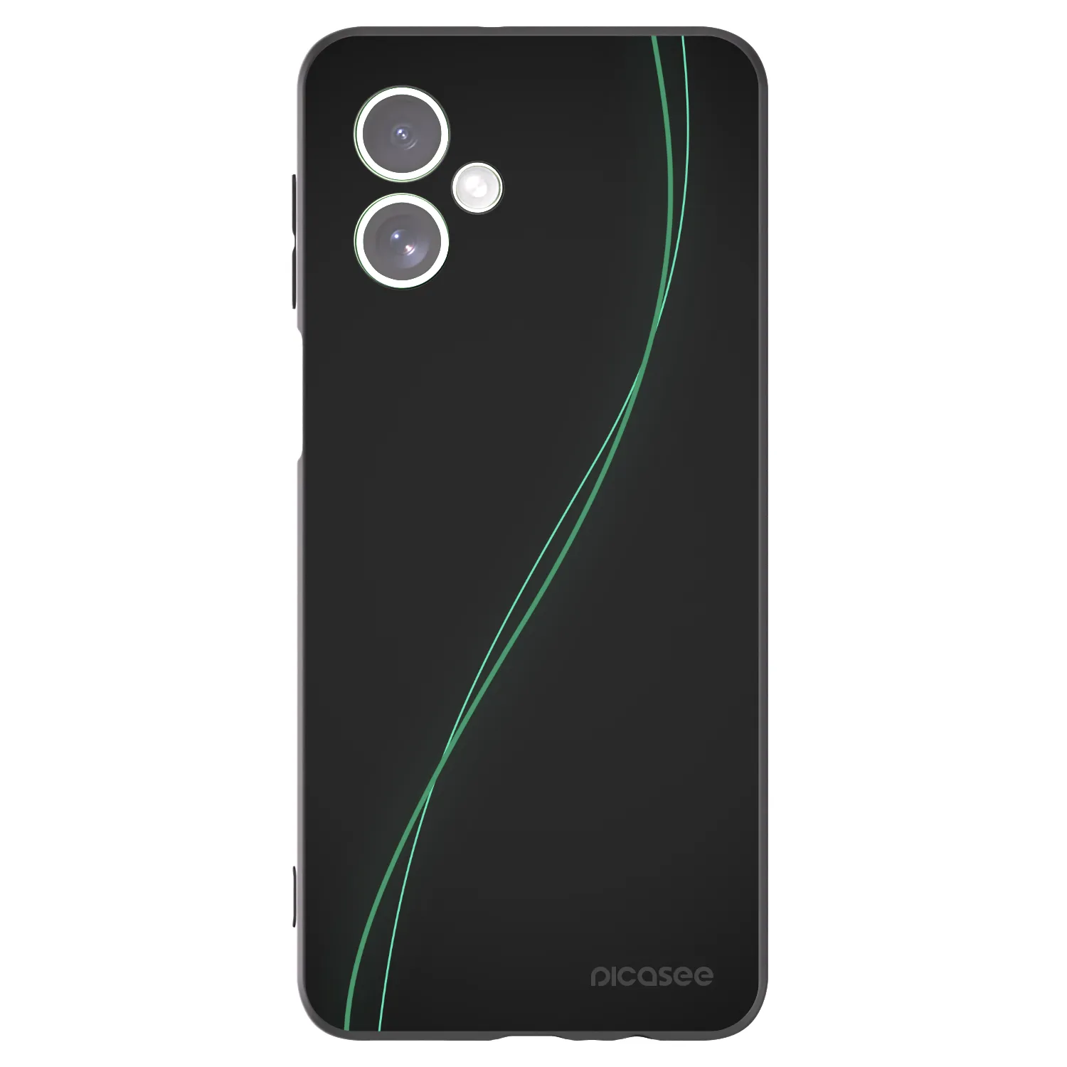 Picasee silikonowe czarne etui na Motorola Moto G54 5G - Be Different