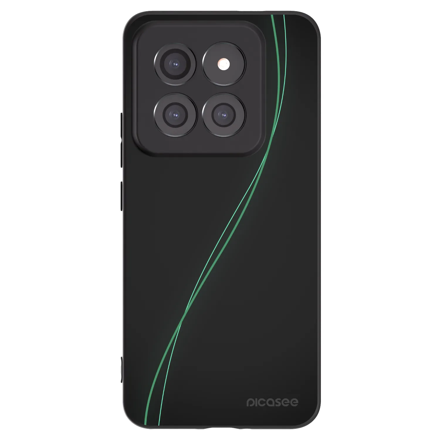 Picasee silikonowe czarne etui na Xiaomi 14 Pro - Be Different