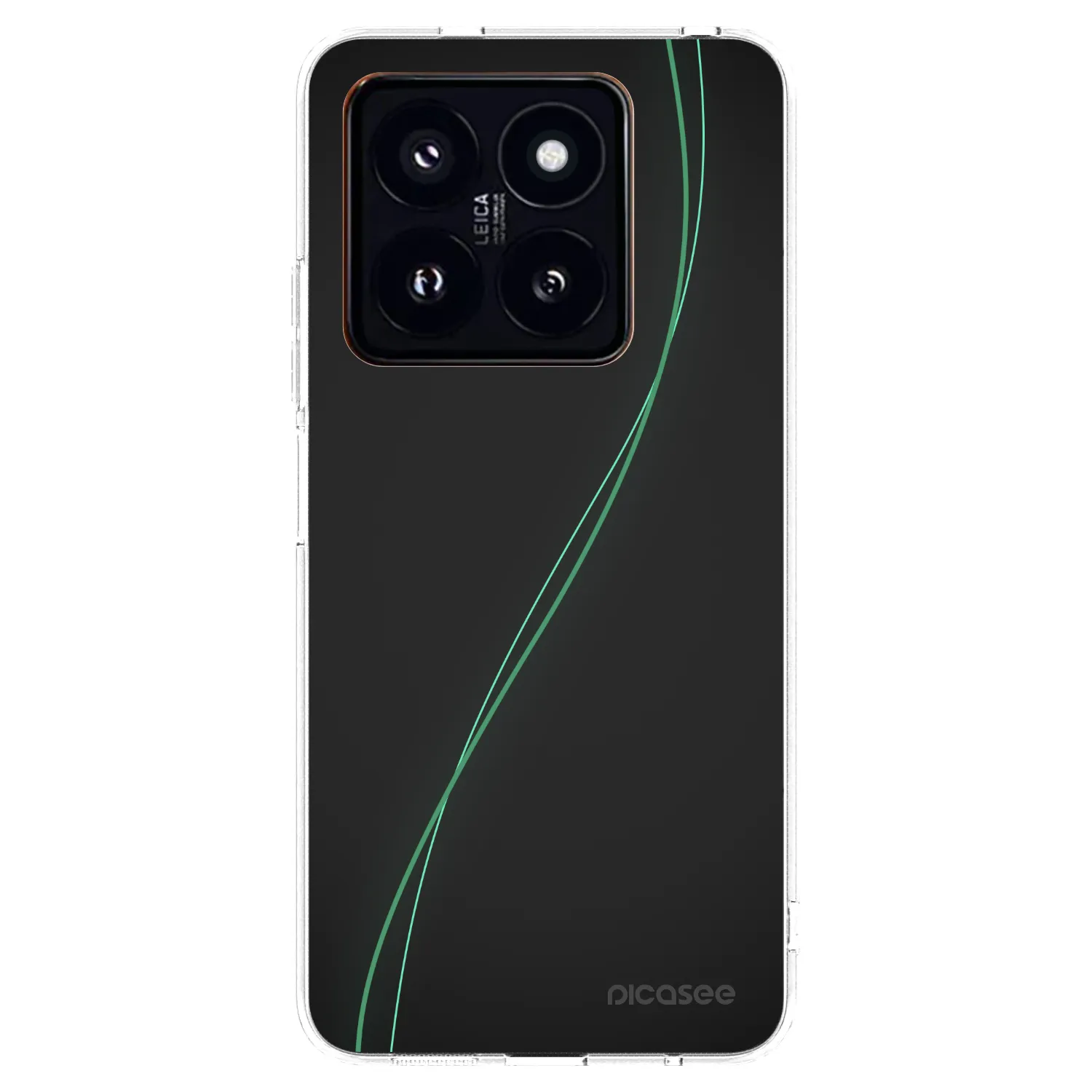 Picasee silikonowe przeźroczyste etui na Xiaomi 14 Pro - Be Different