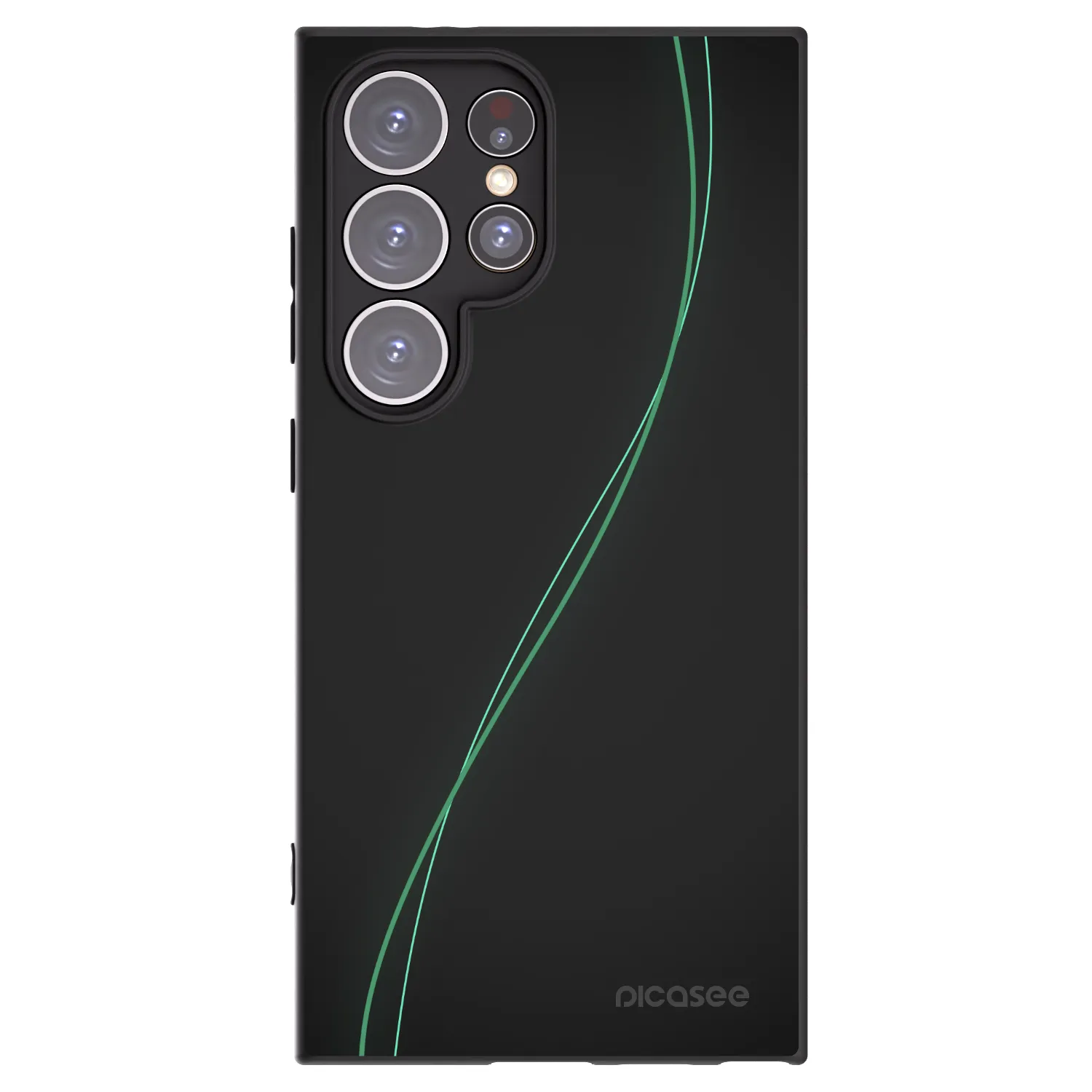 Picasee silikonowe czarne etui na Samsung Galaxy S24 Ultra S928B 5G - Be Different