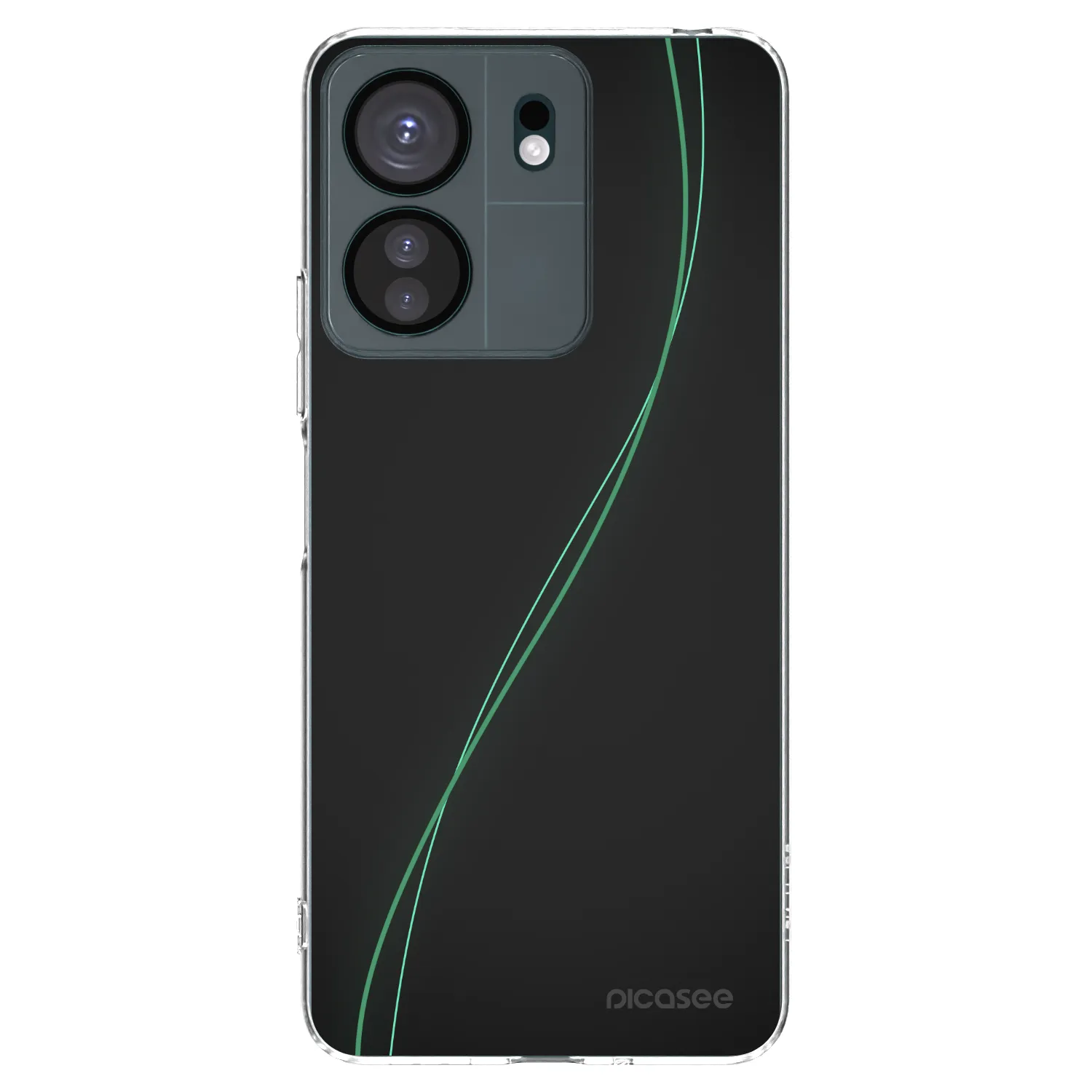 Picasee silikonowe przeźroczyste etui na Xiaomi Redmi 13C 4G - Be Different