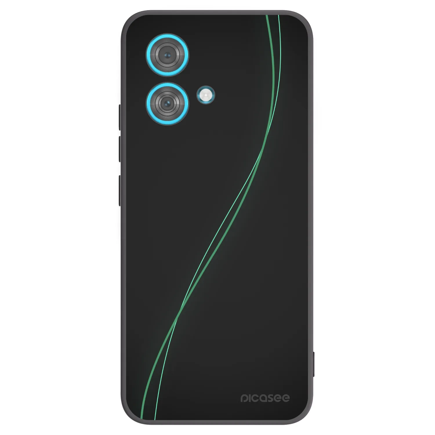 Picasee silikonowe czarne etui na Motorola Edge 40 Neo - Be Different