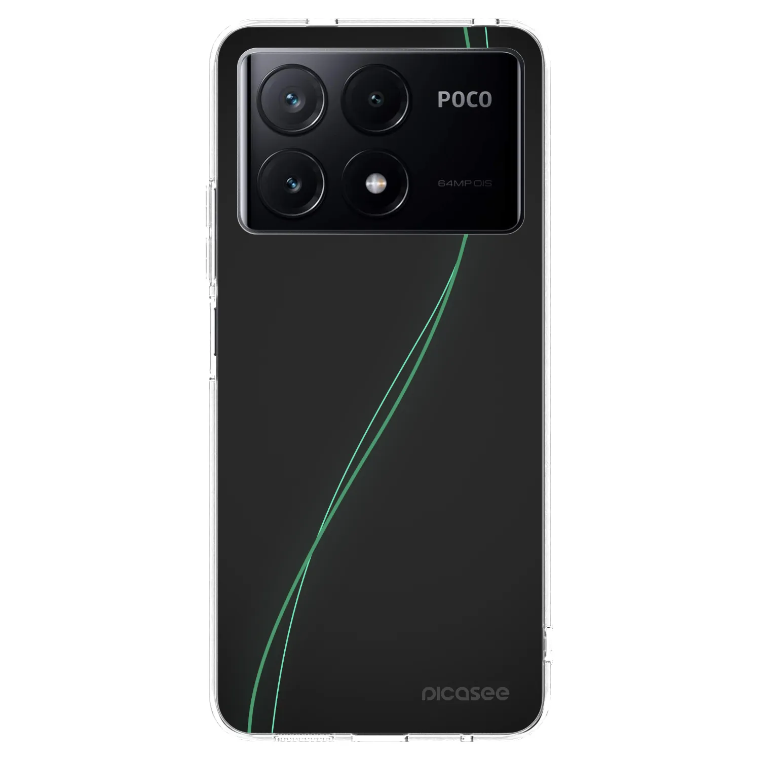 Picasee silikonowe przeźroczyste etui na Xiaomi Poco X6 Pro - Be Different