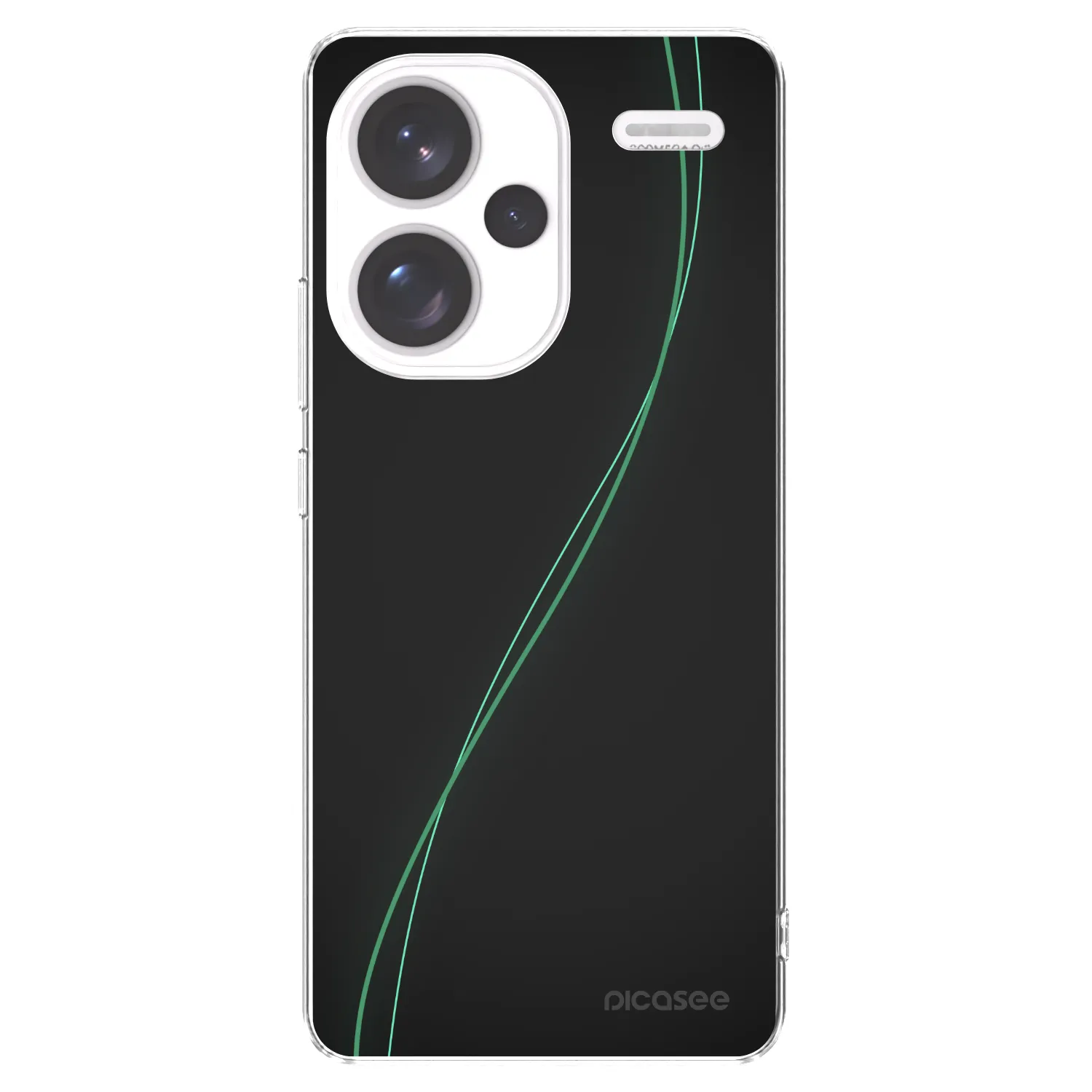 Picasee silikonowe przeźroczyste etui na Xiaomi Redmi Note 13 Pro+ 5G - Be Different