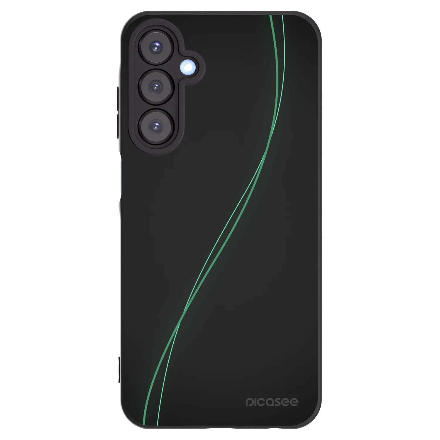 Picasee silikonowe czarne etui na Samsung Galaxy A25 A256B 5G - Be Different