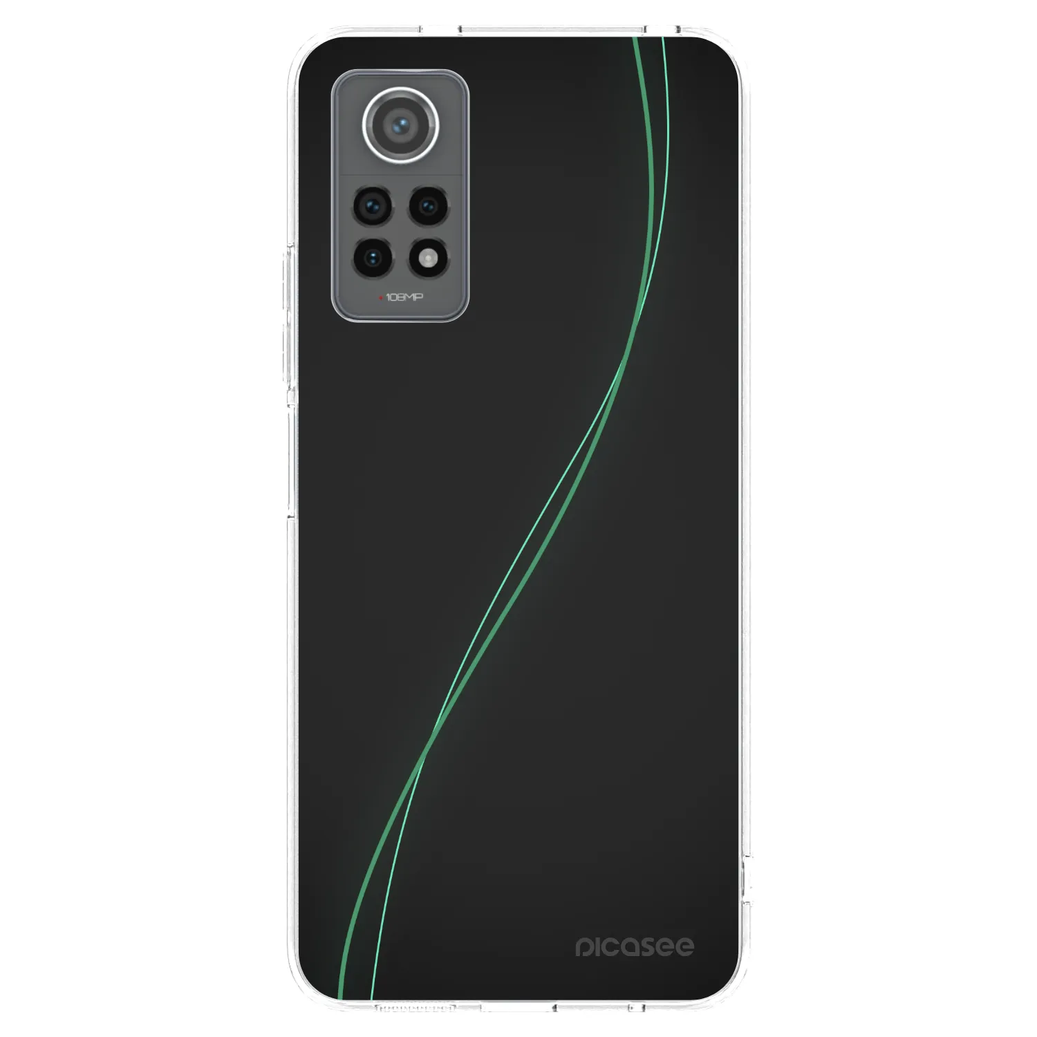 Picasee silikonowe przeźroczyste etui na Xiaomi Redmi Note 12 Pro 4G - Be Different