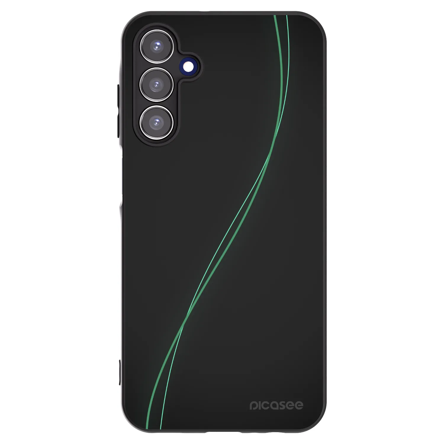 Picasee silikonowe czarne etui na Samsung Galaxy A15 A156B 5G - Be Different