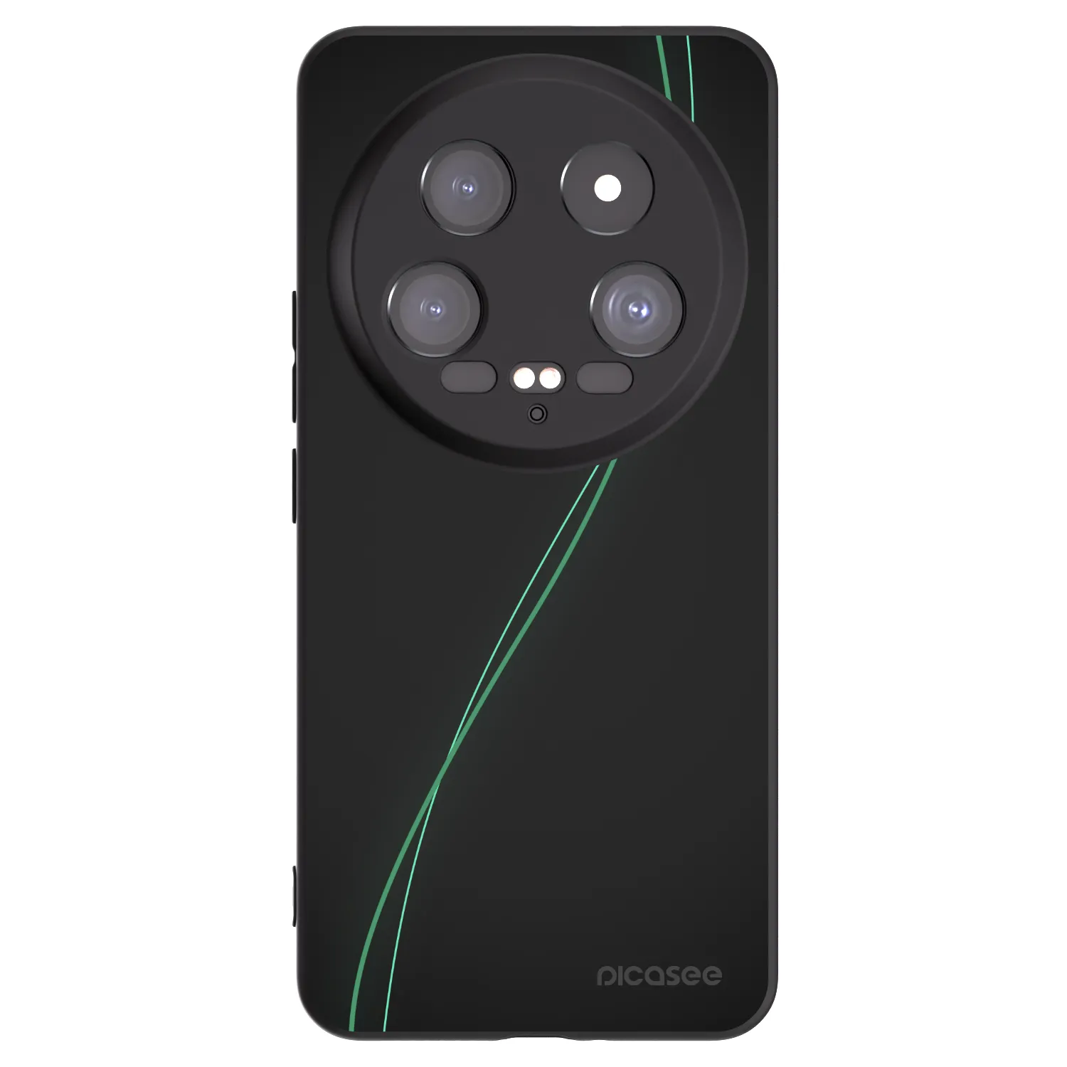 Picasee silikonowe czarne etui na Xiaomi 14 Ultra - Be Different