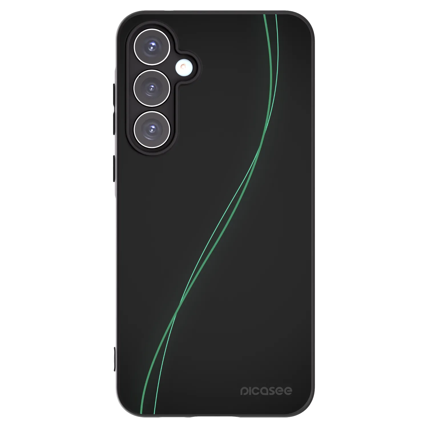 Picasee silikonowe czarne etui na Samsung Galaxy A55 5G A556B - Be Different