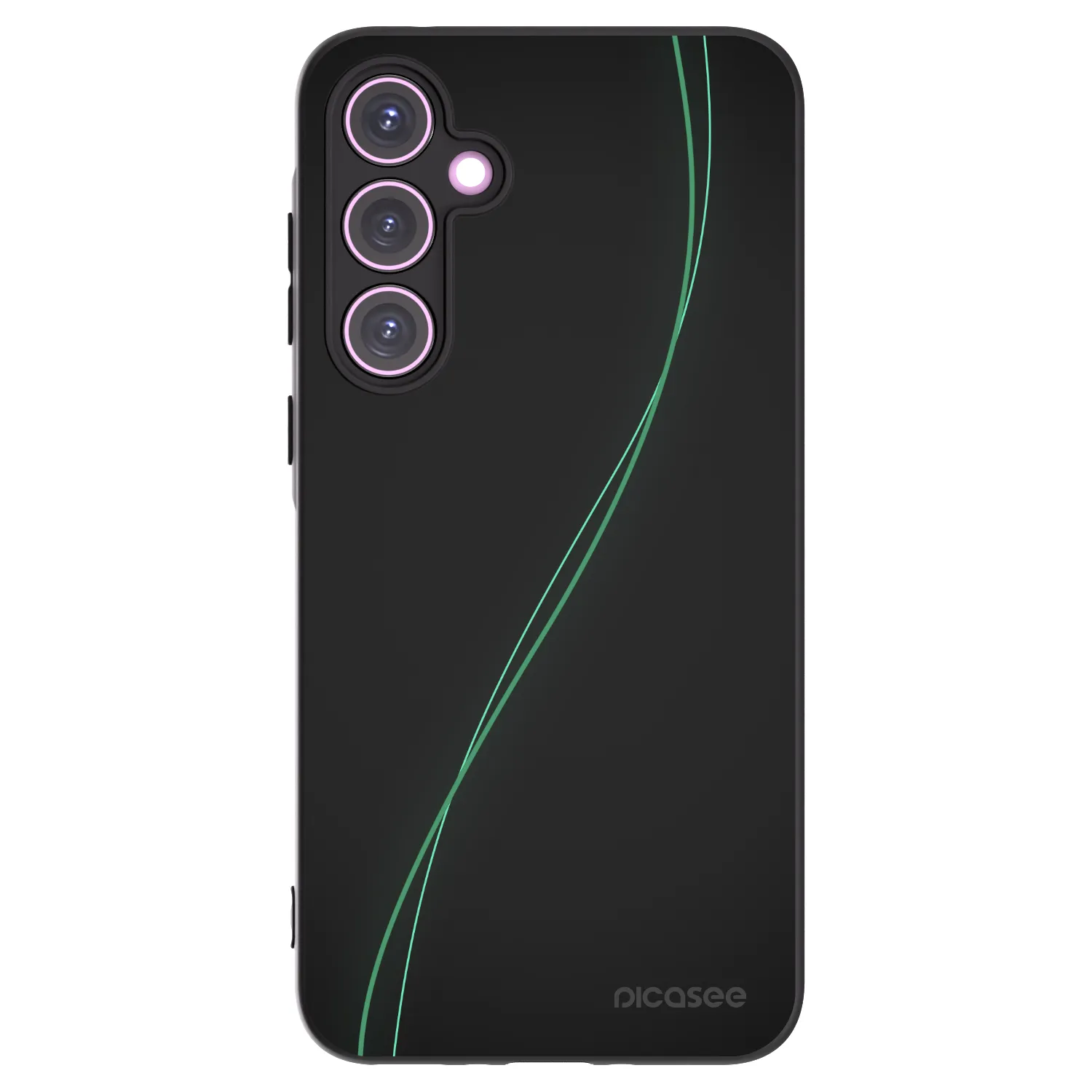 Picasee silikonowe czarne etui na Samsung Galaxy A35 5G A356B - Be Different