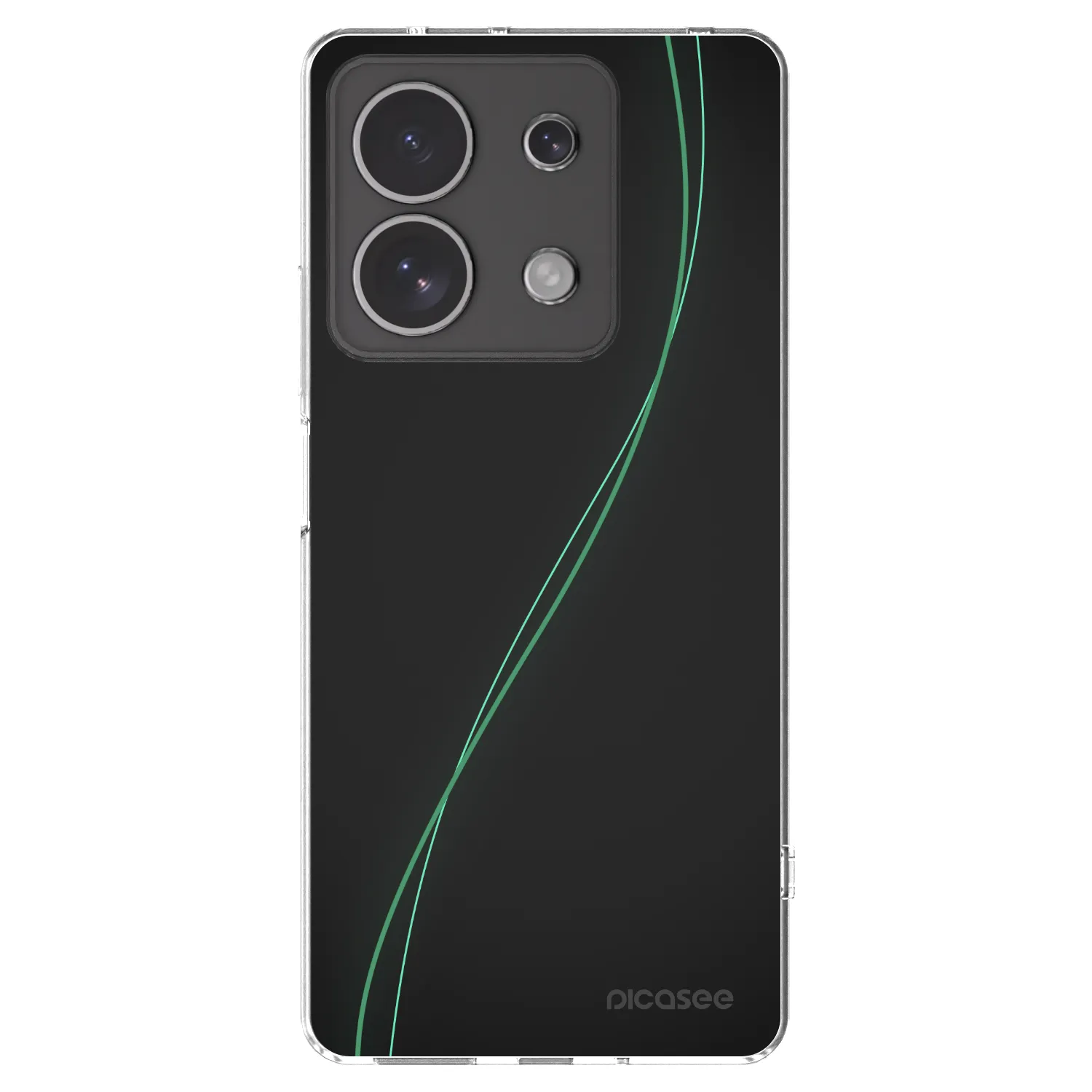 Picasee silikonowe przeźroczyste etui na Xiaomi Redmi Note 13 4G - Be Different