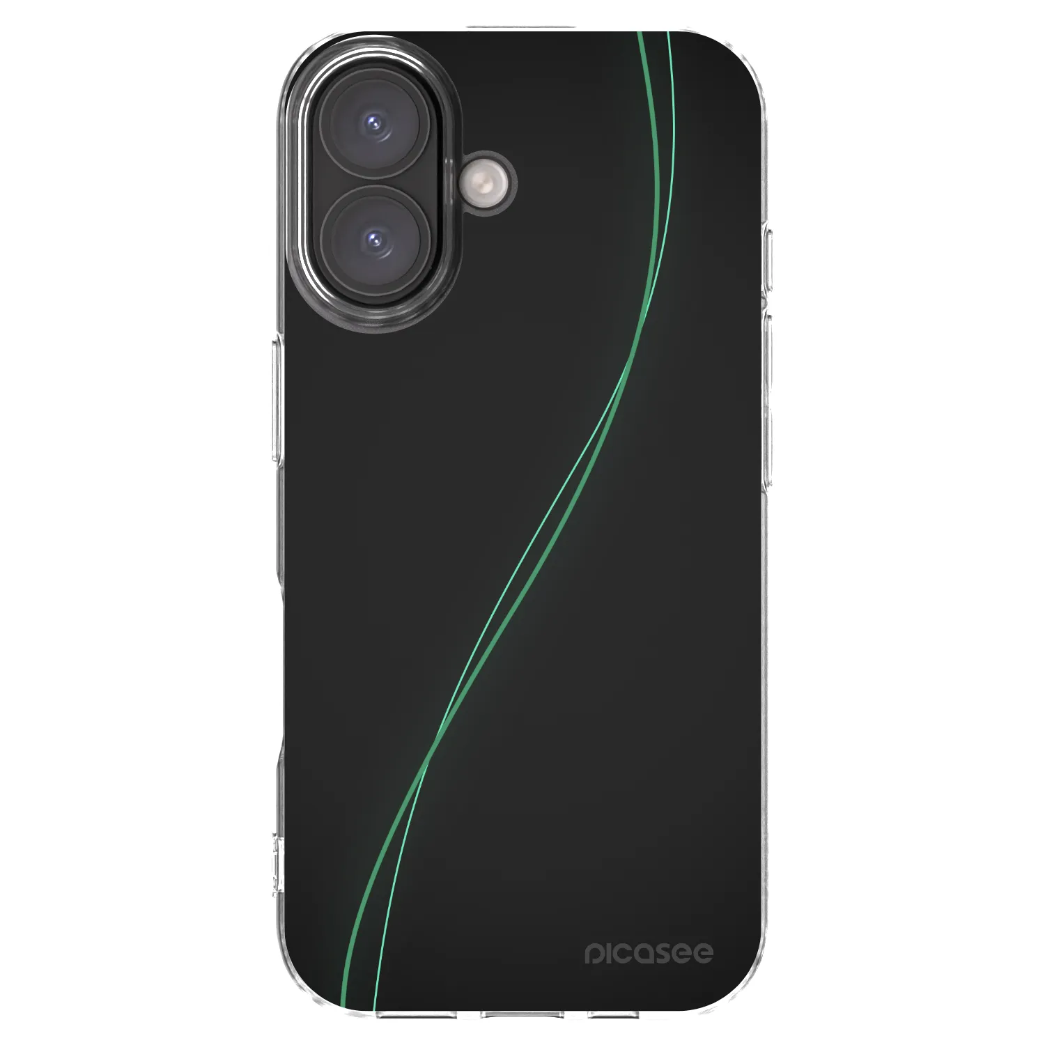 Picasee silikonowe przeźroczyste etui na Apple iPhone 16 - Be Different