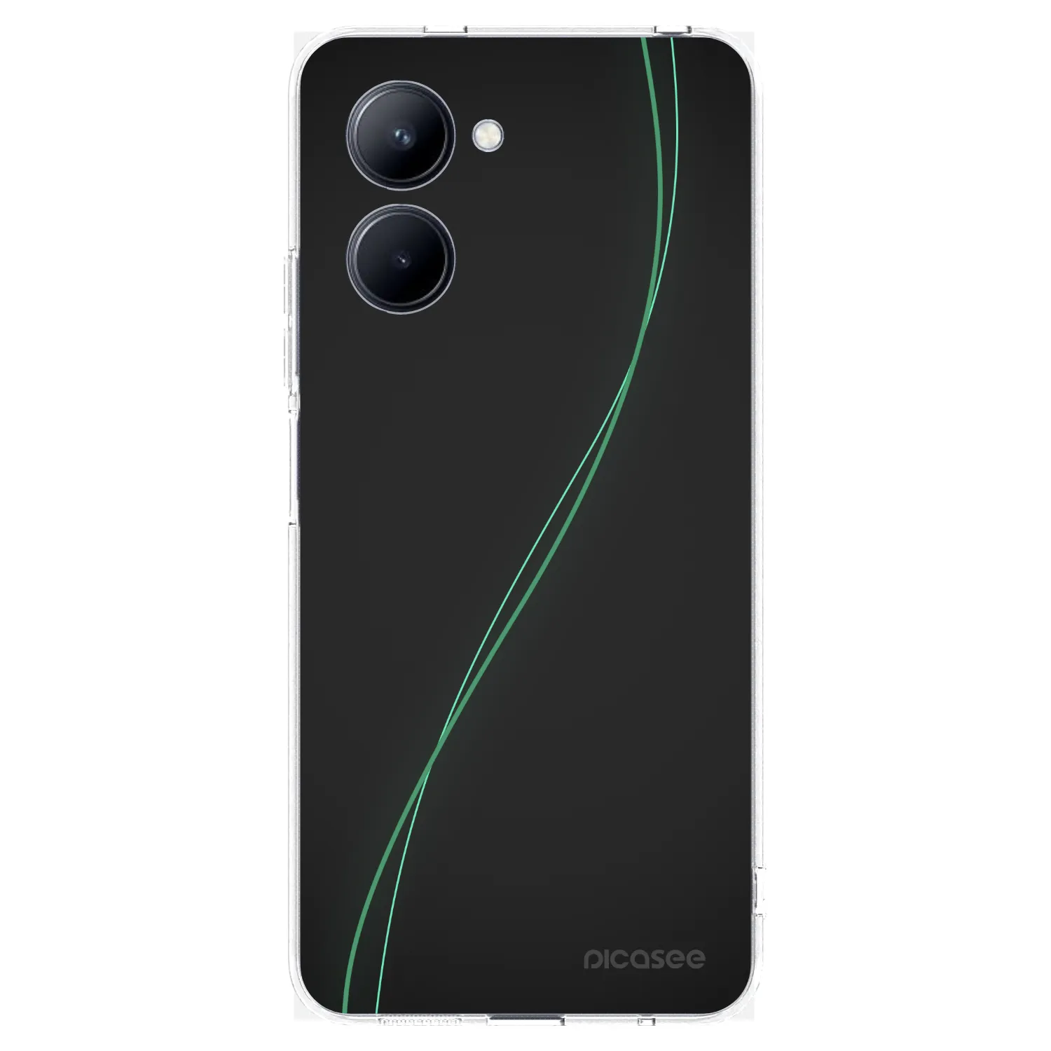 Picasee silikonowe przeźroczyste etui na Realme C33 (2023) - Be Different