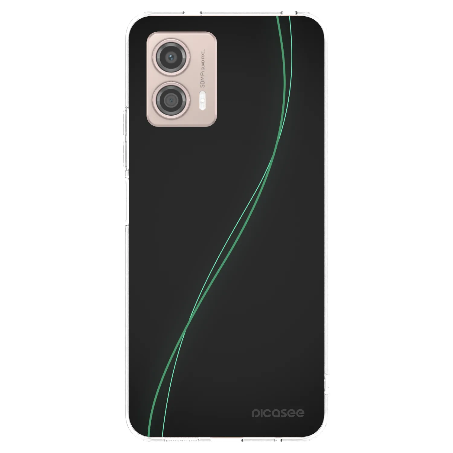 Picasee silikonowe przeźroczyste etui na Motorola Moto G53 5G - Be Different