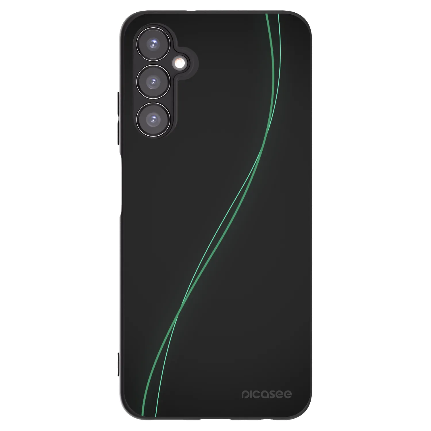 Picasee silikonowe czarne etui na Samsung Galaxy A05s A057G - Be Different