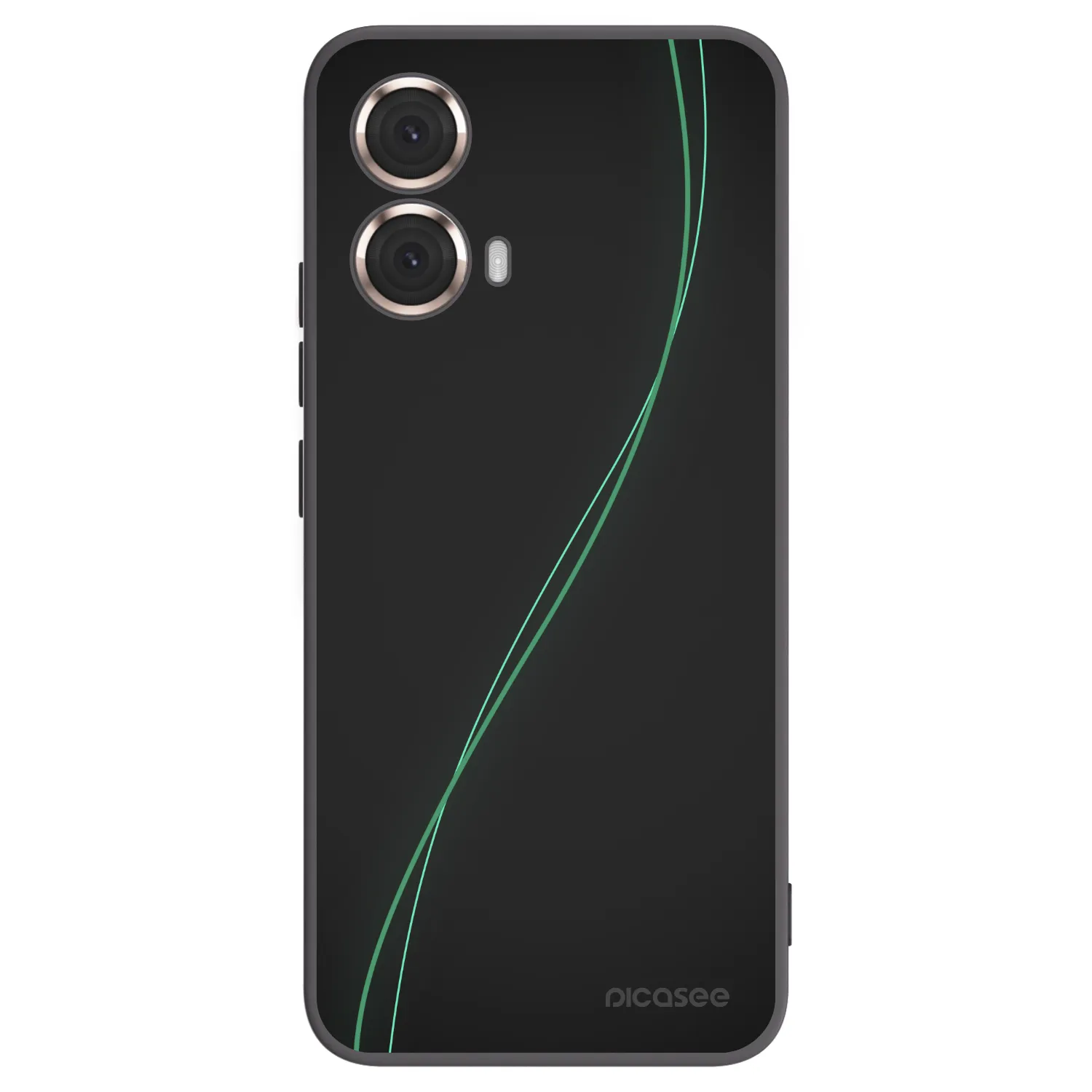 Picasee silikonowe czarne etui na Motorola Moto G85 - Be Different