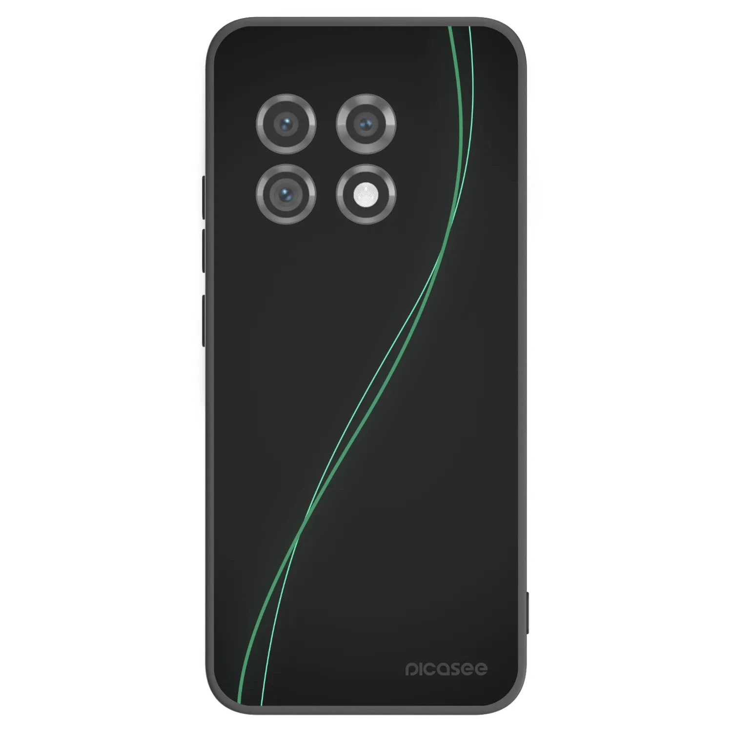 Picasee silikonowe czarne etui na OnePlus 11 5G - Be Different